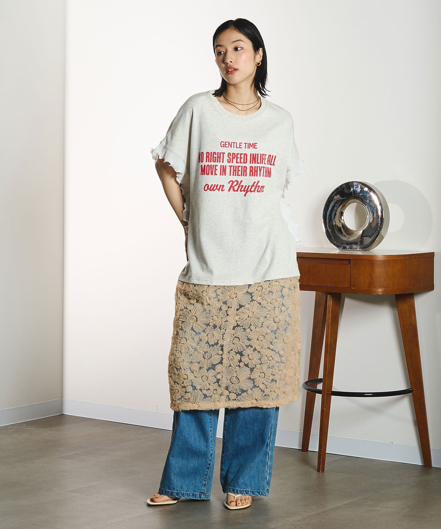 model:166cm 着用サイズ:ONE SIZE
