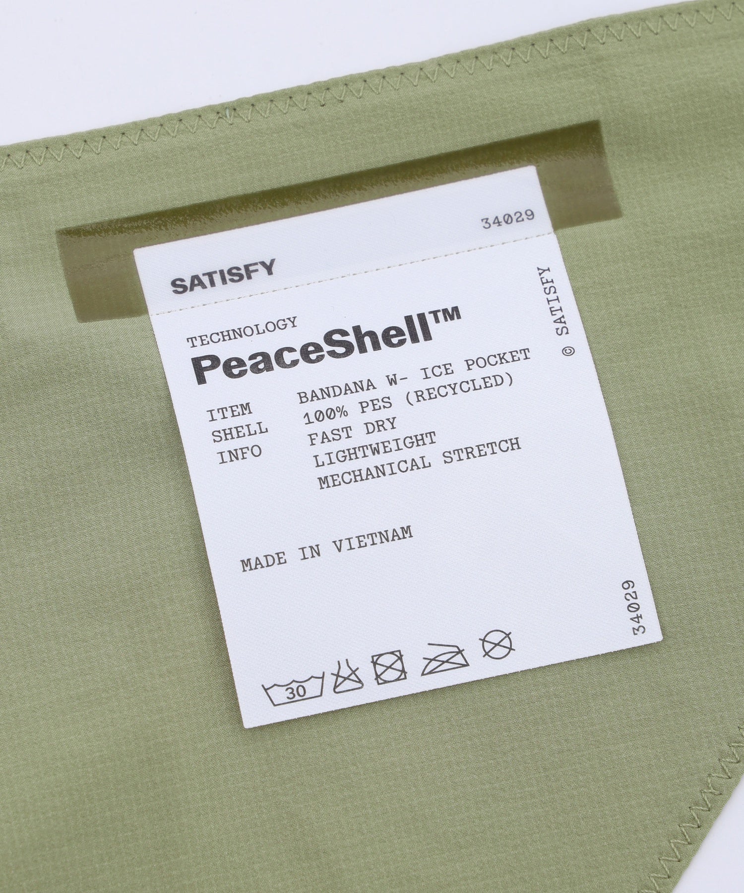 SATISFY/サティスファイ/PeaceShell Bandana w- Ice Pocket 34029-52016