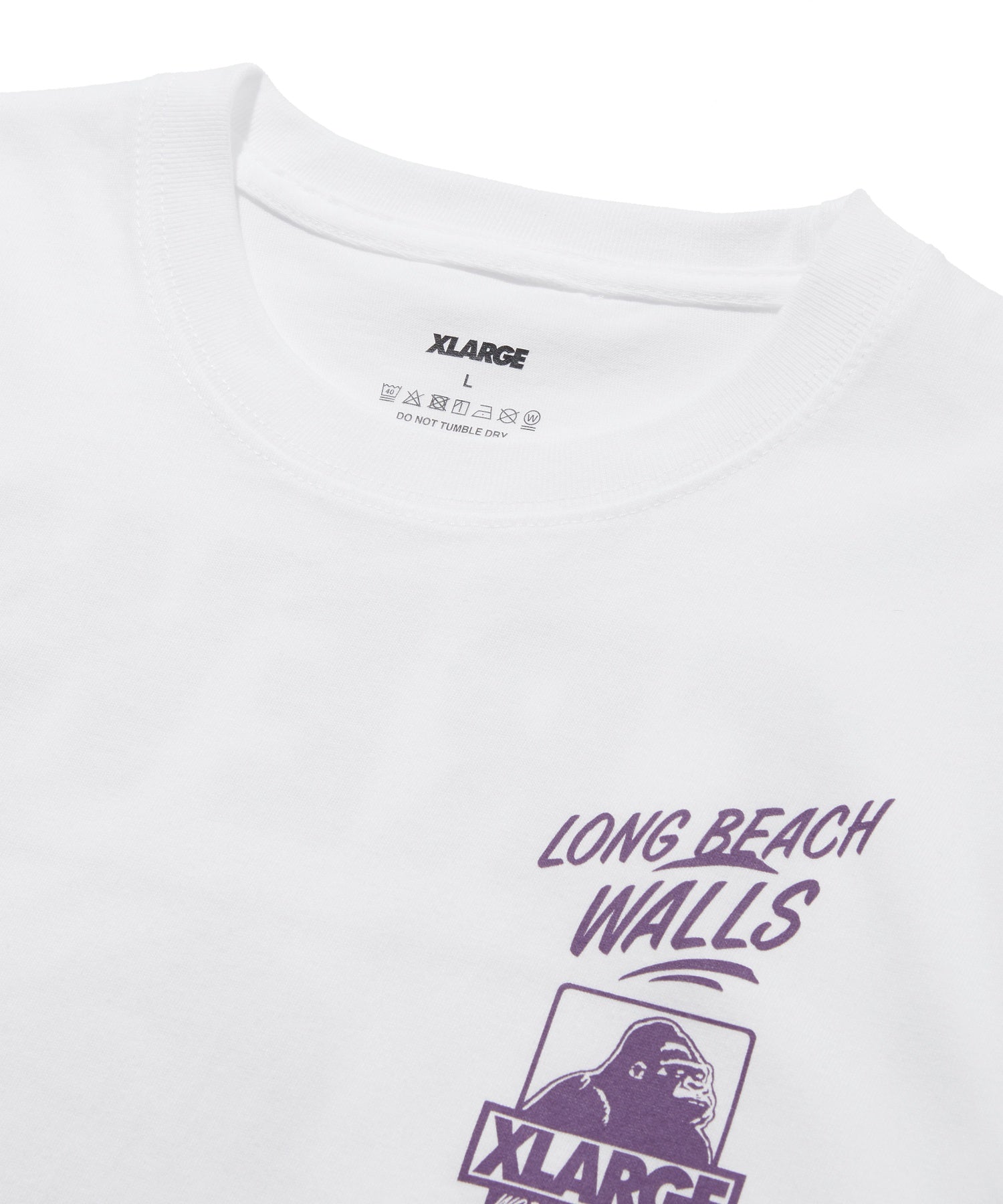 XLARGE×LONG BEACH WALLS 2026 S/S TEE calif-ART