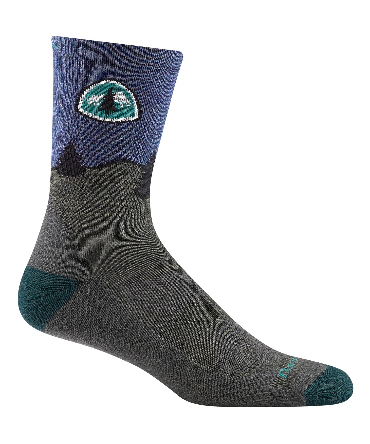 【Darn Tough Vermont】Ms 1999 PCT Micro Crew Lightweight with Cushion Forest