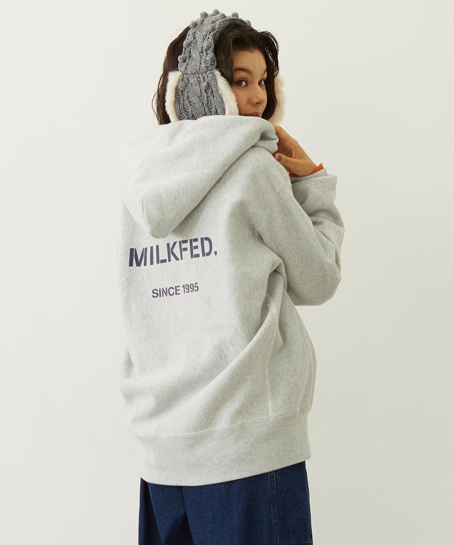 MILKFED. × CHAMPION SWEAT ZIP HOODIE