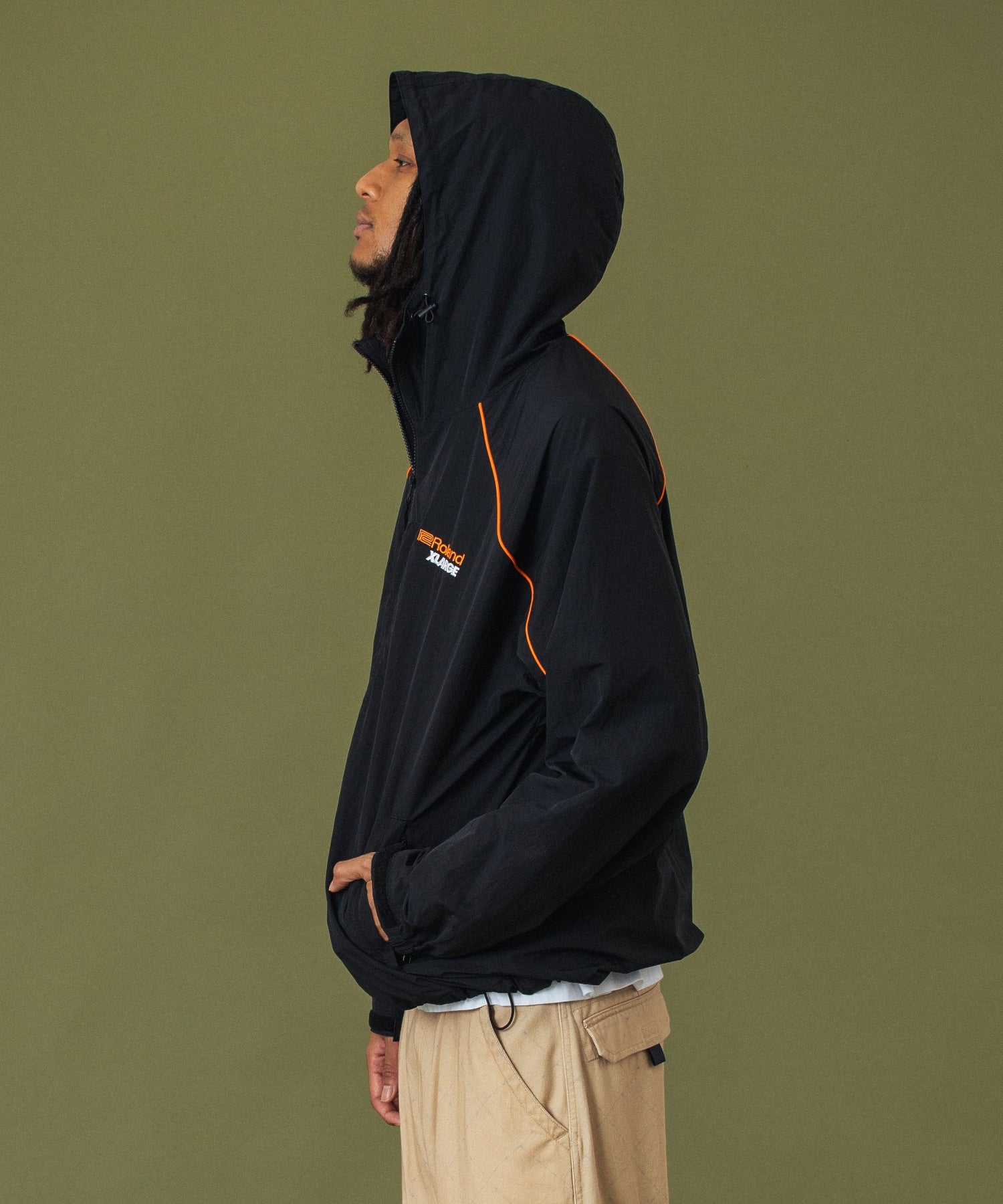 XLARGE×ROLAND PIPING HOODED JACKET