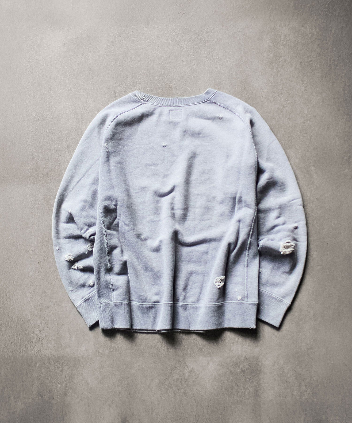 NEEDLES/DECONSTRUCTED SWEAT SHIRT - COTTON FRENCH TERRY