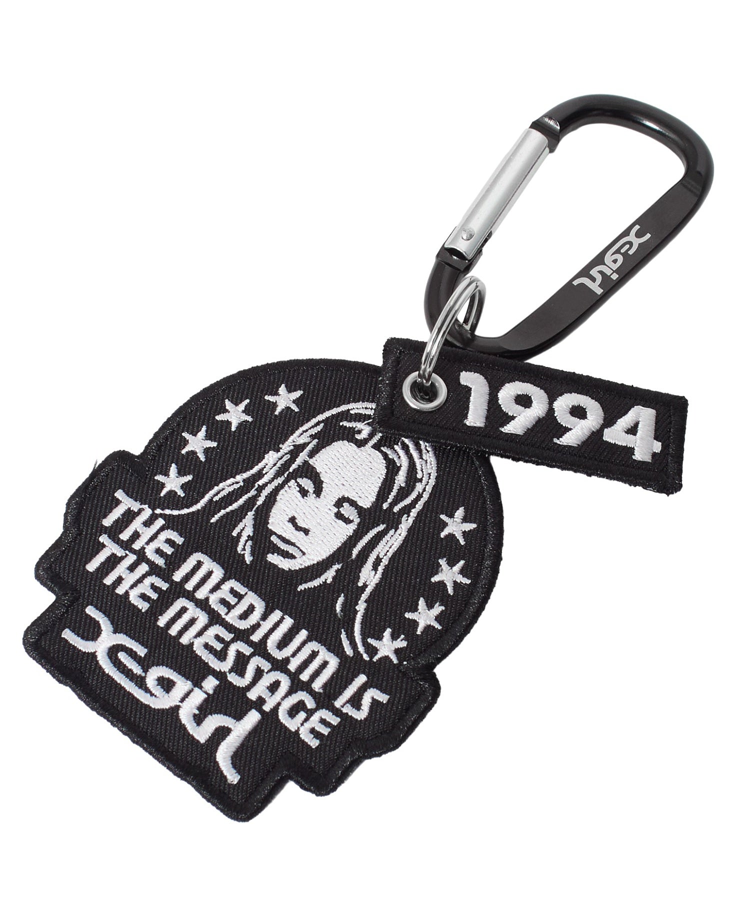 STAR AND FACE PATCH KEY CHARM
