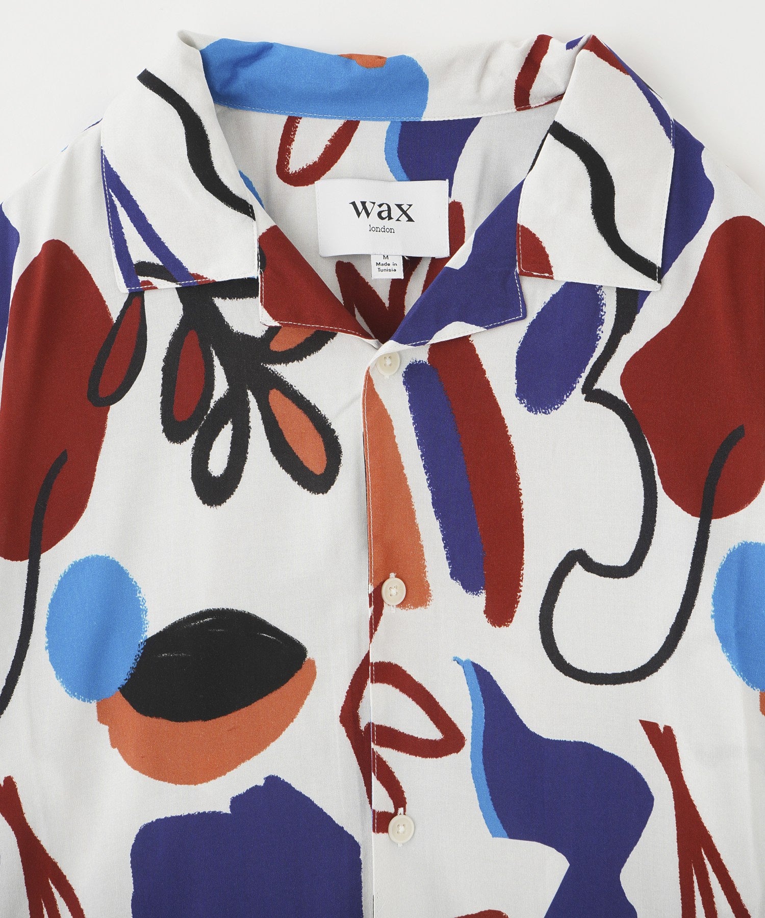 WAX LONDON/ワックスロンドン/DIDCOT BLOCK SCRIBBLE SS25-SSS-DID-BRZ-REB