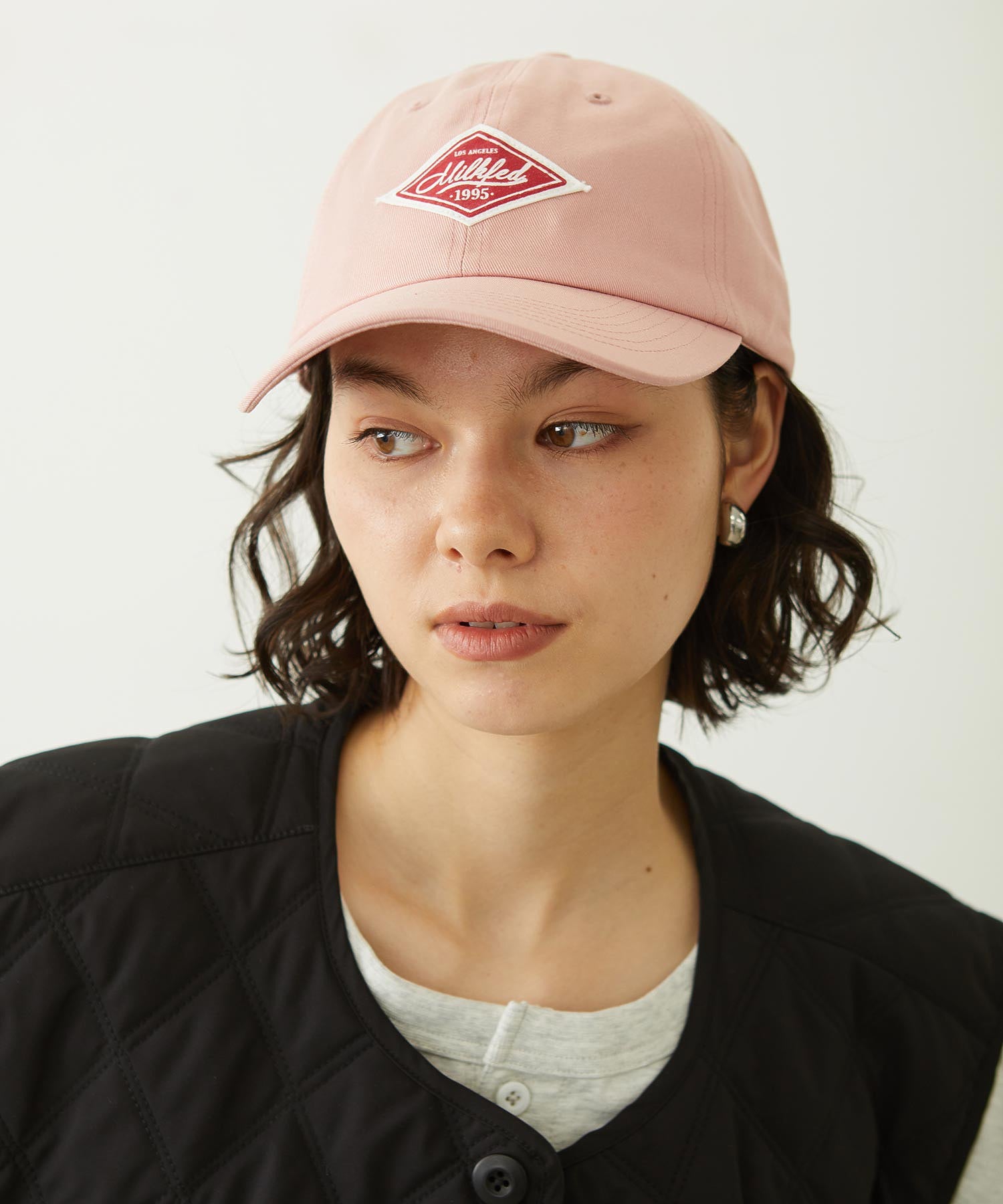 LABEL TWILL CAP