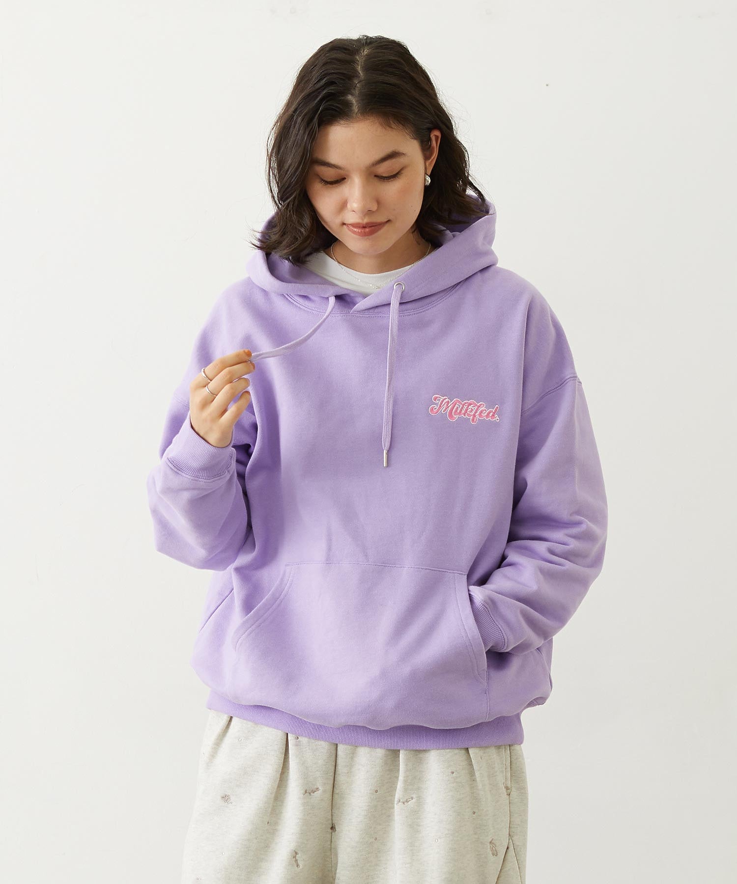 LEOPARD PRINT CHERRY PATCH SWEAT HOODIE