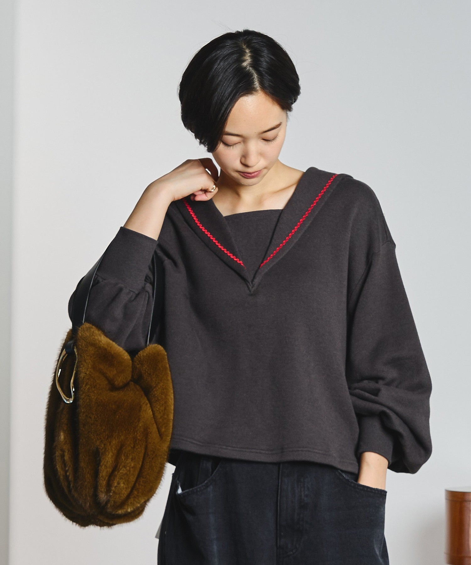 model:166cm 着用サイズ:ONE SIZE