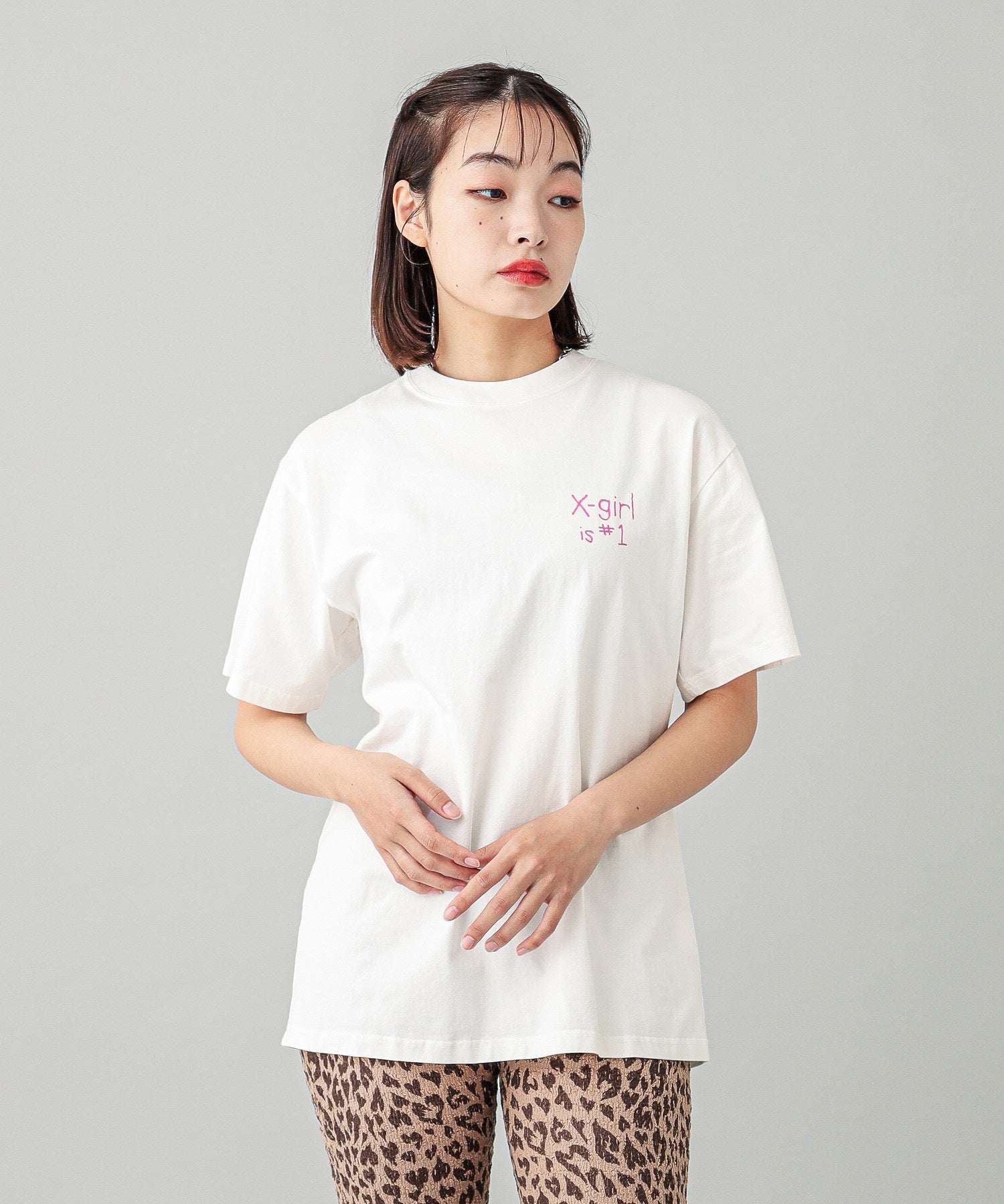 X-girl FLAG S/S TEE