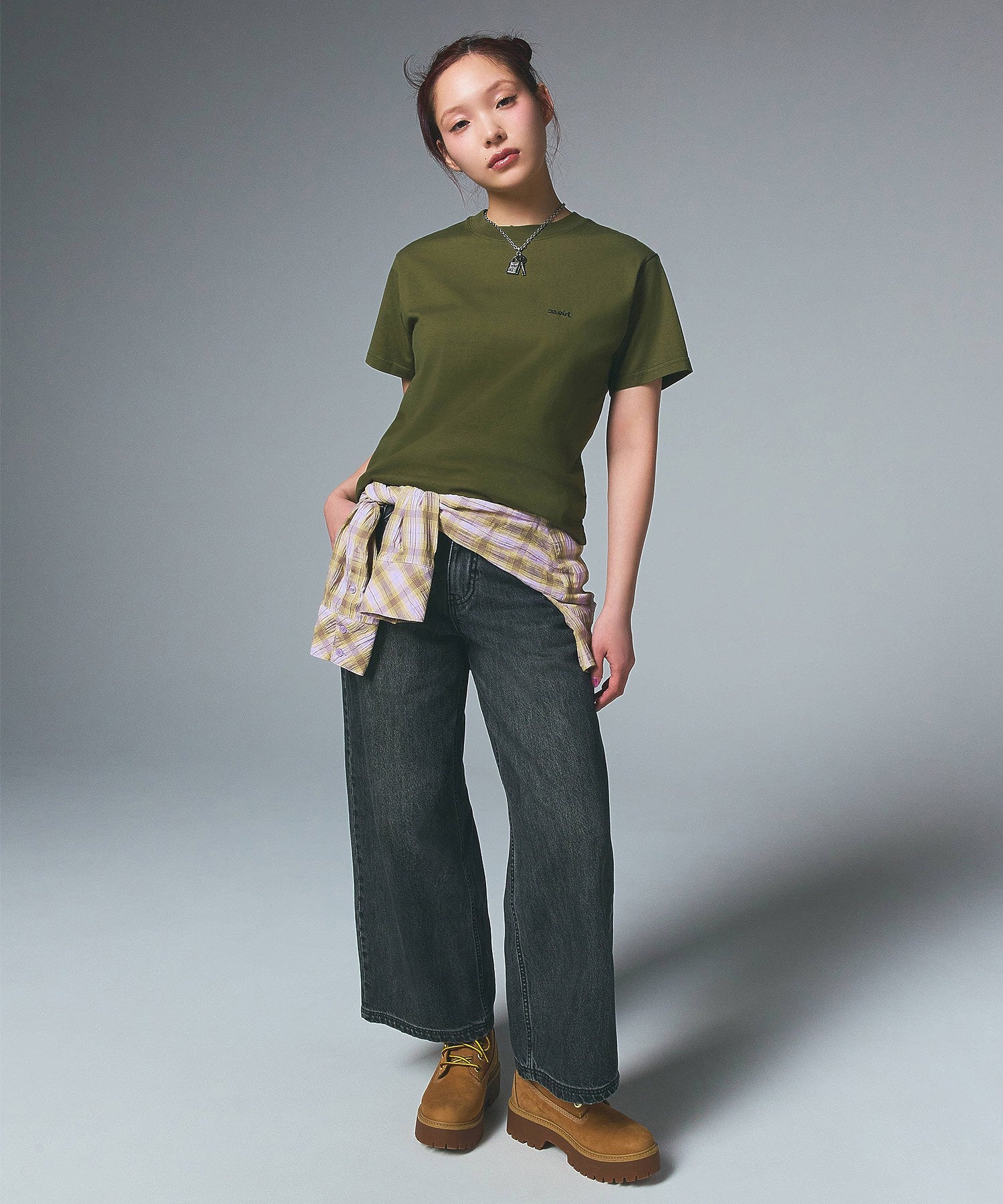 WAIST ADJUST DENIM PANTS