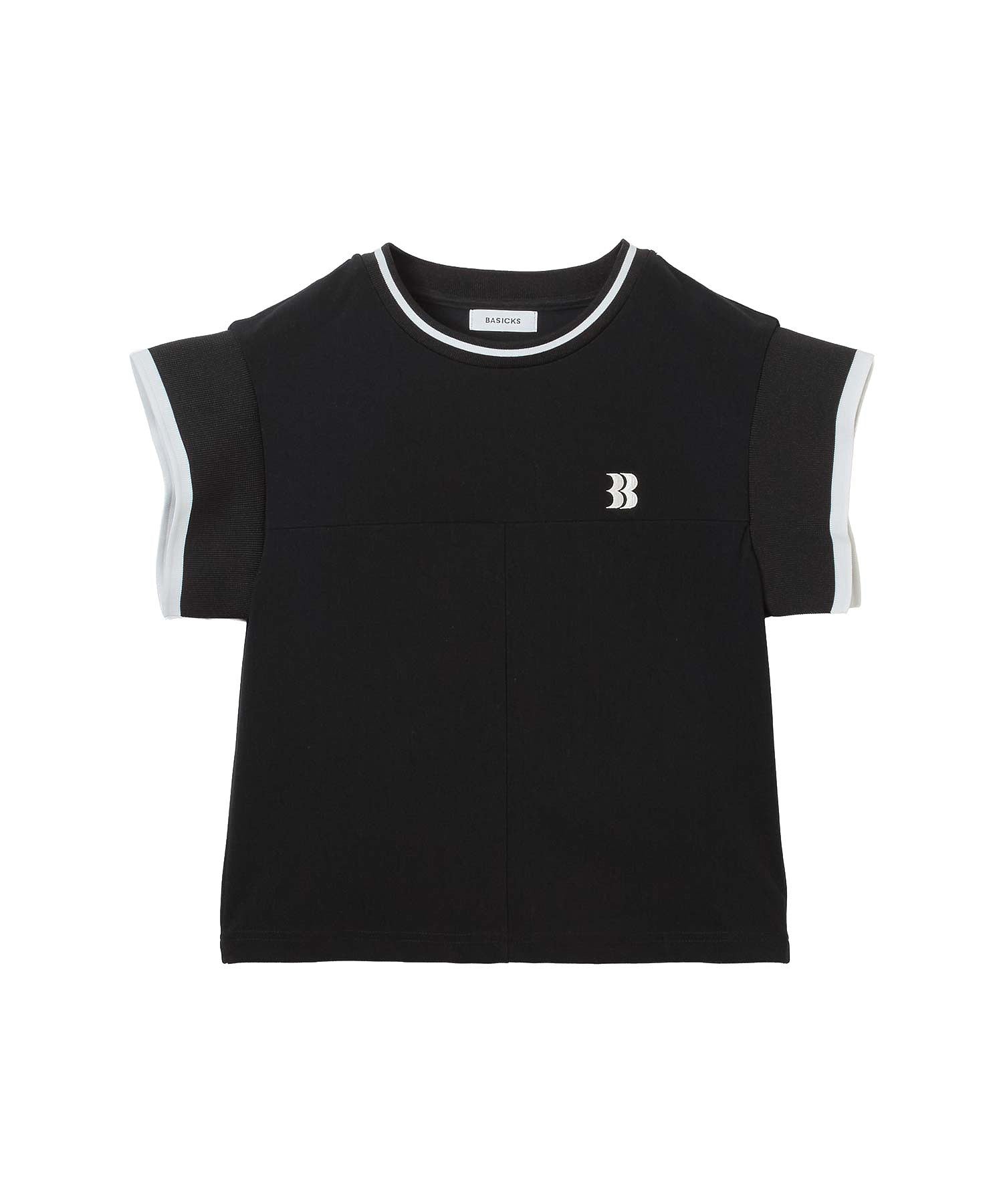 BASICKS/POLO SLEEVE T-SHIRT