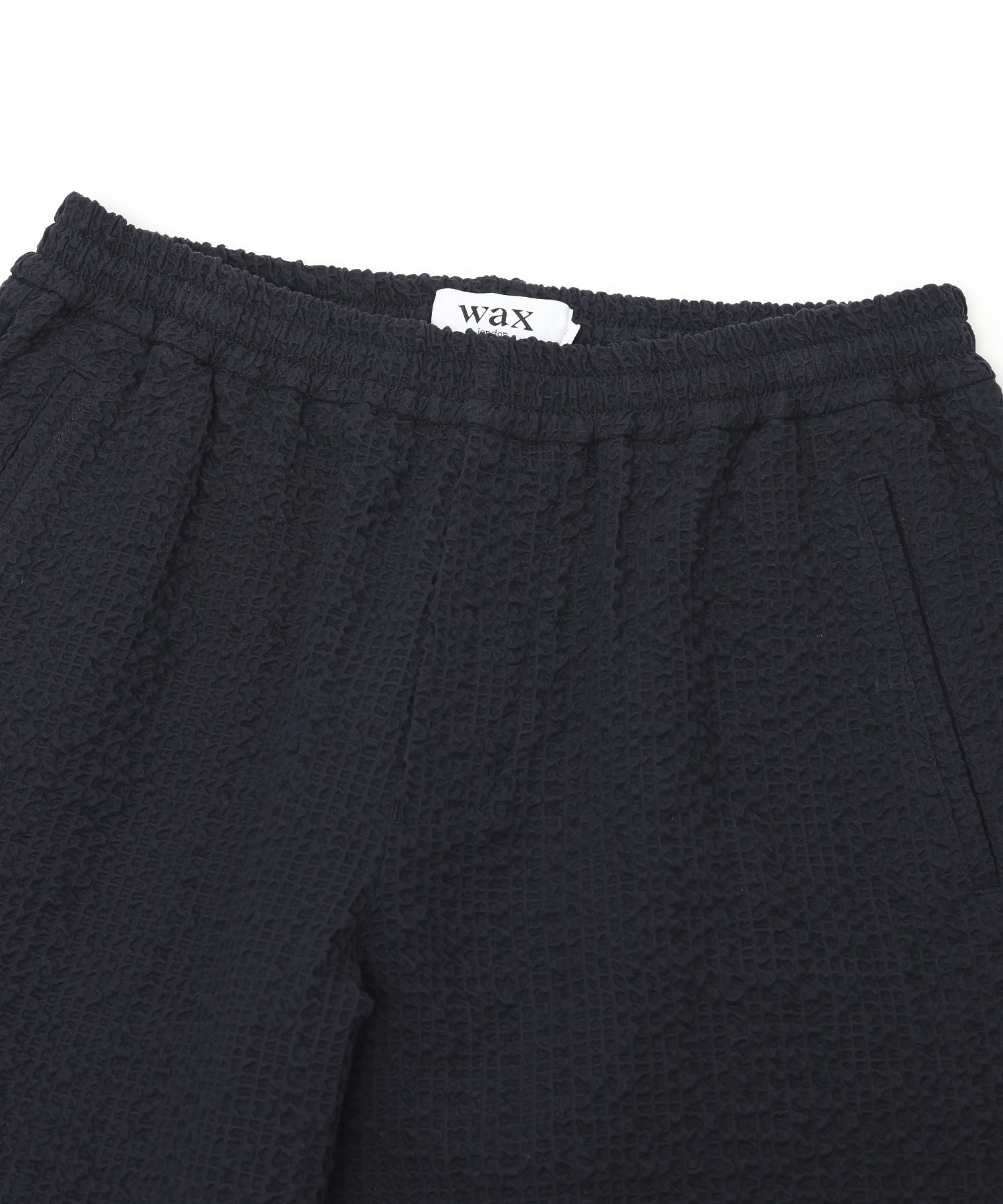 WAX LONDON/ワックスロンドン/TYNE TROUSER  JUMBO SEERSUCKER DKN