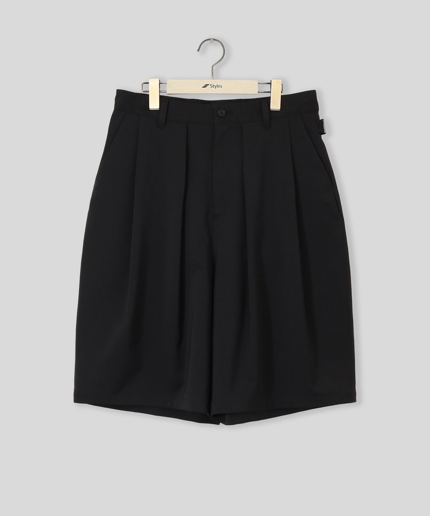 WHITE MOUNTAINEERING/ホワイトマウンテニアリング/8 TUCK WIDE SHORT PANTS WM2671403