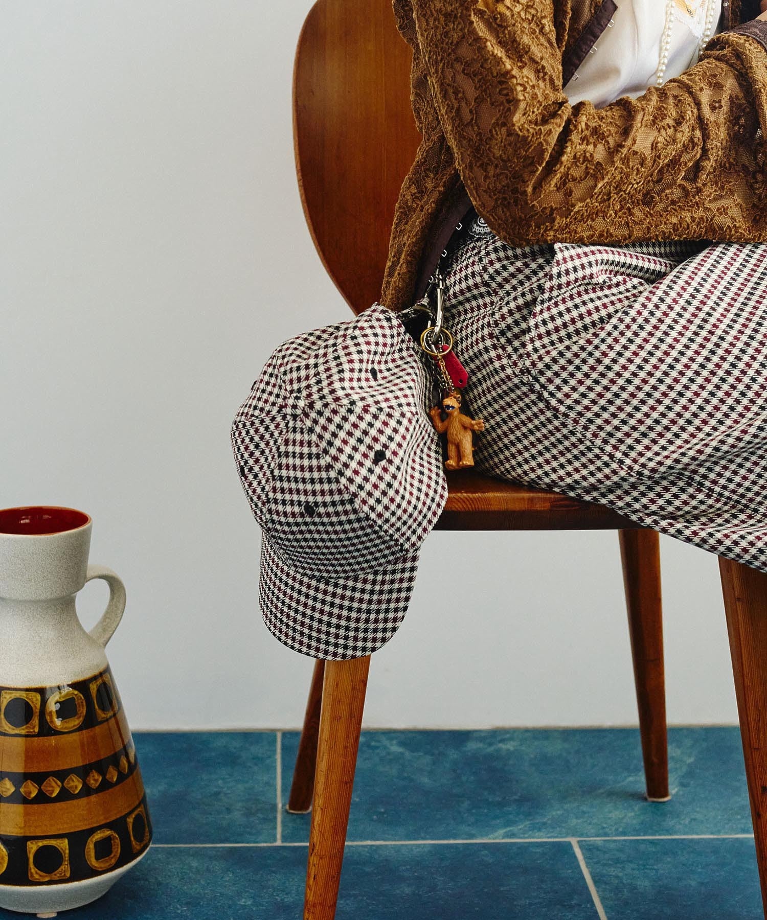 CREOLME/CHECK PATTERN CAP