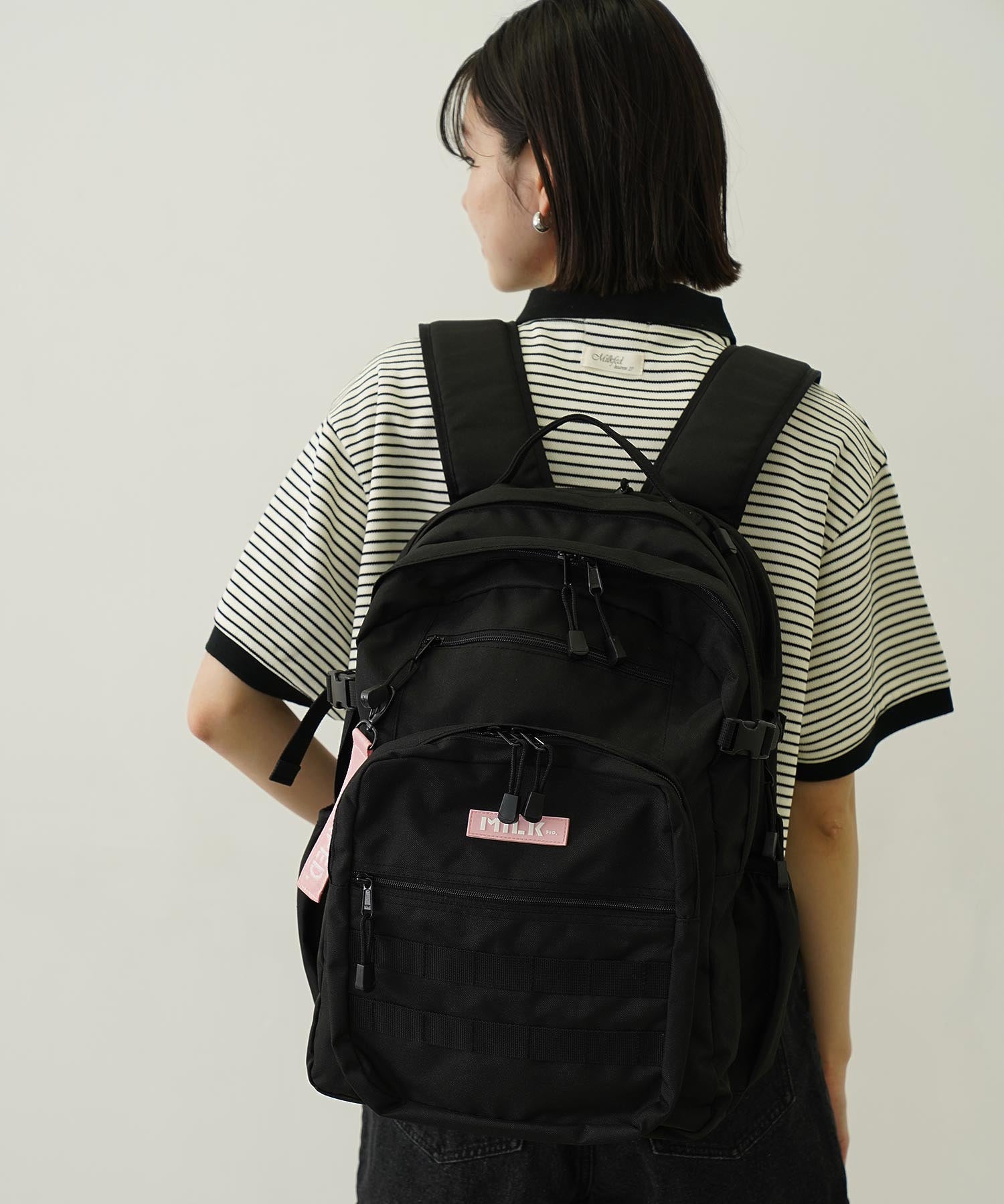 ACTIVE DOUBLE POCKET MOLLE BACKPACK MILKFED. – calif（カリフ）公式