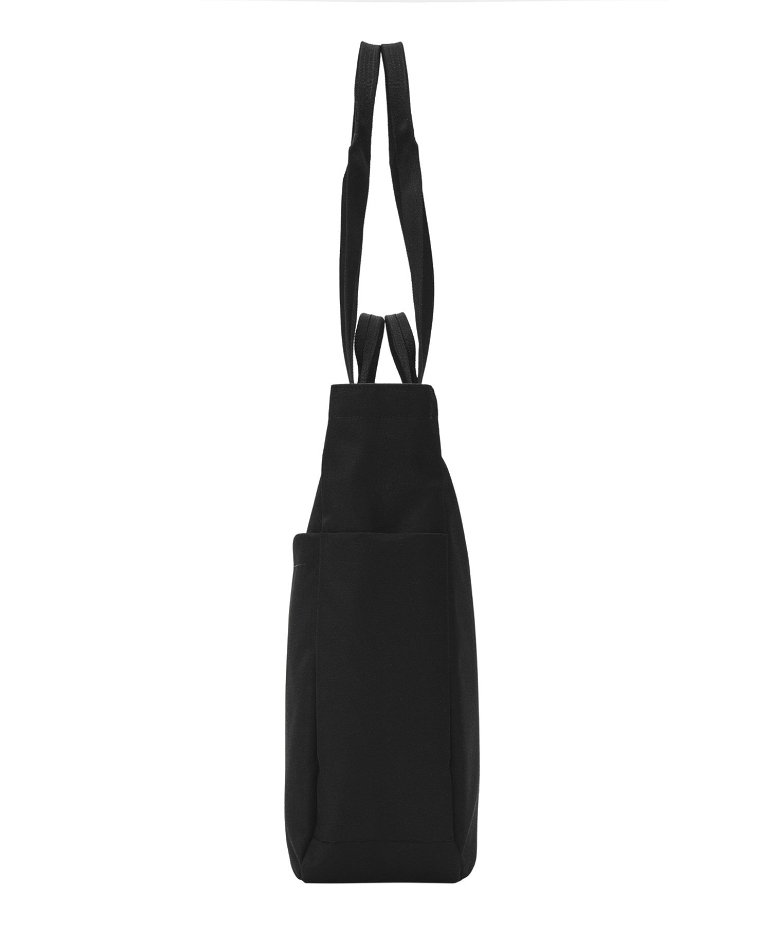 Grid 2-Way Tote Bag - Black