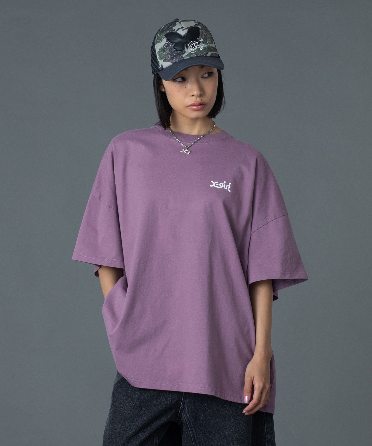 LEOPARD BOX LOGO S/S BIG TEE DRESS