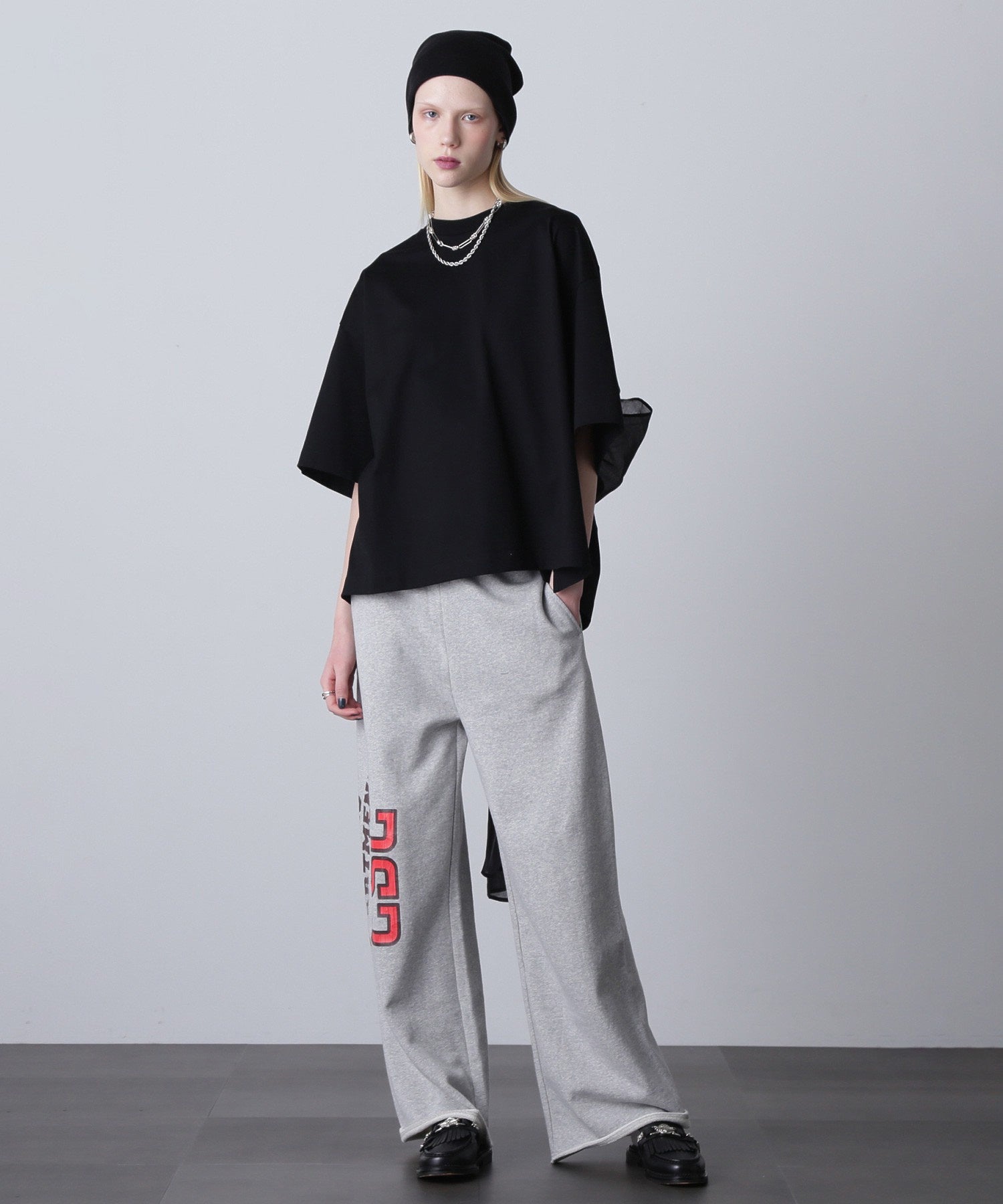 mici/BACK RIBBON S/S TEE