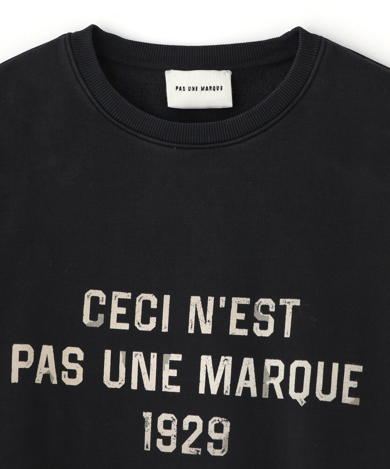 PAS UNE MARQUE/パ・ズュヌ・マルク/1929 PAS Crewneck PAS-623