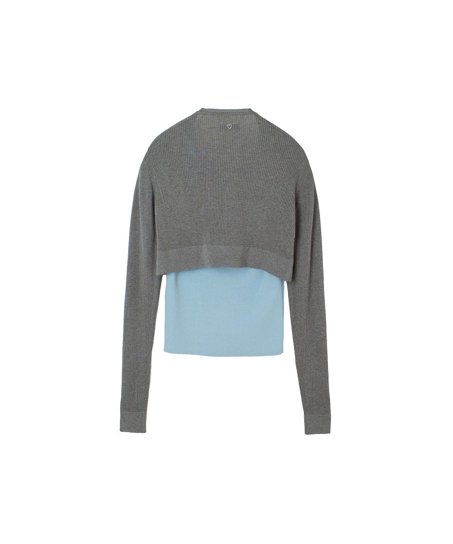 BASICKS/LAYERED RIB KNIT