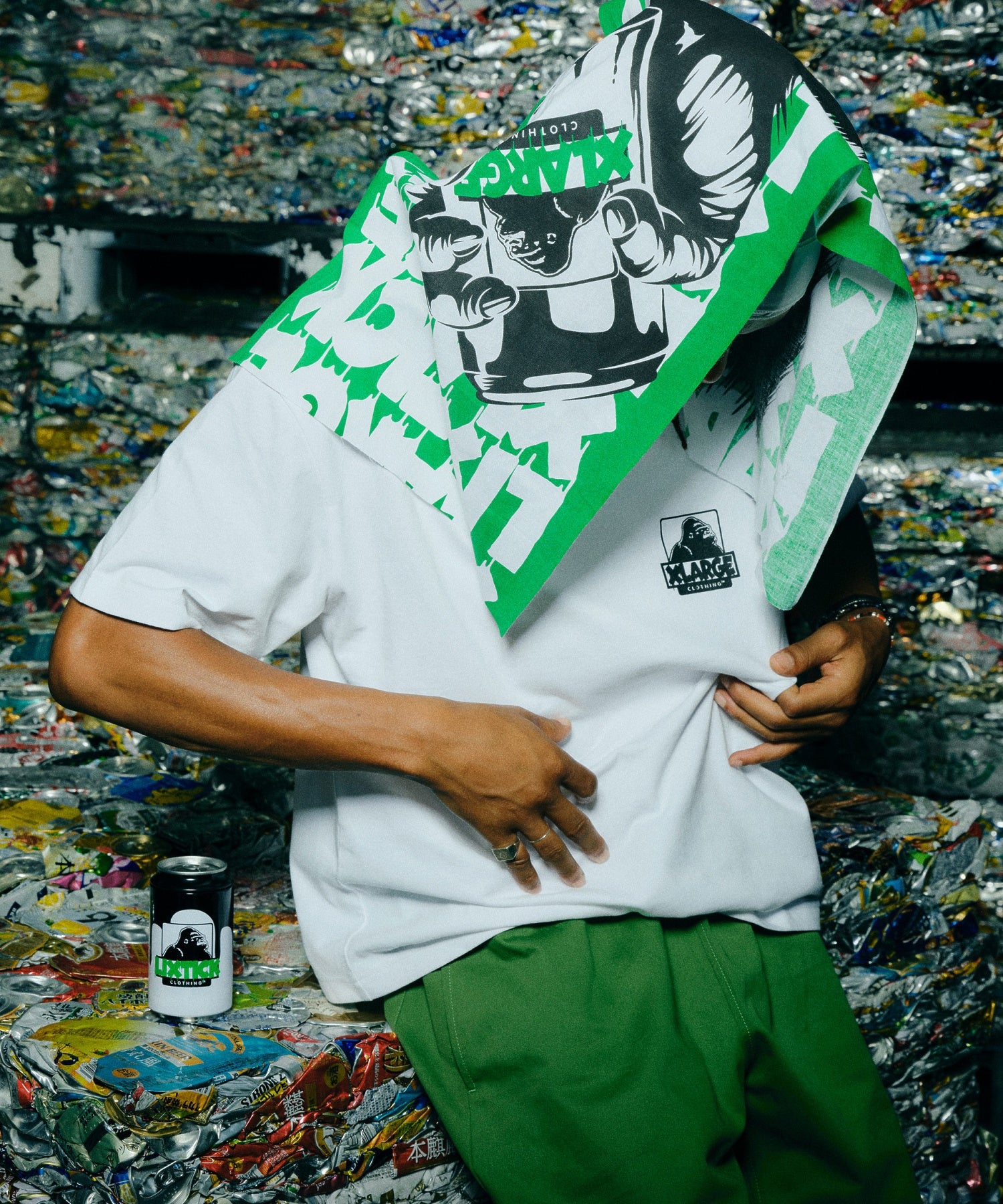 XLARGE×LIXTICK MYSTERY TENUGUI CAN