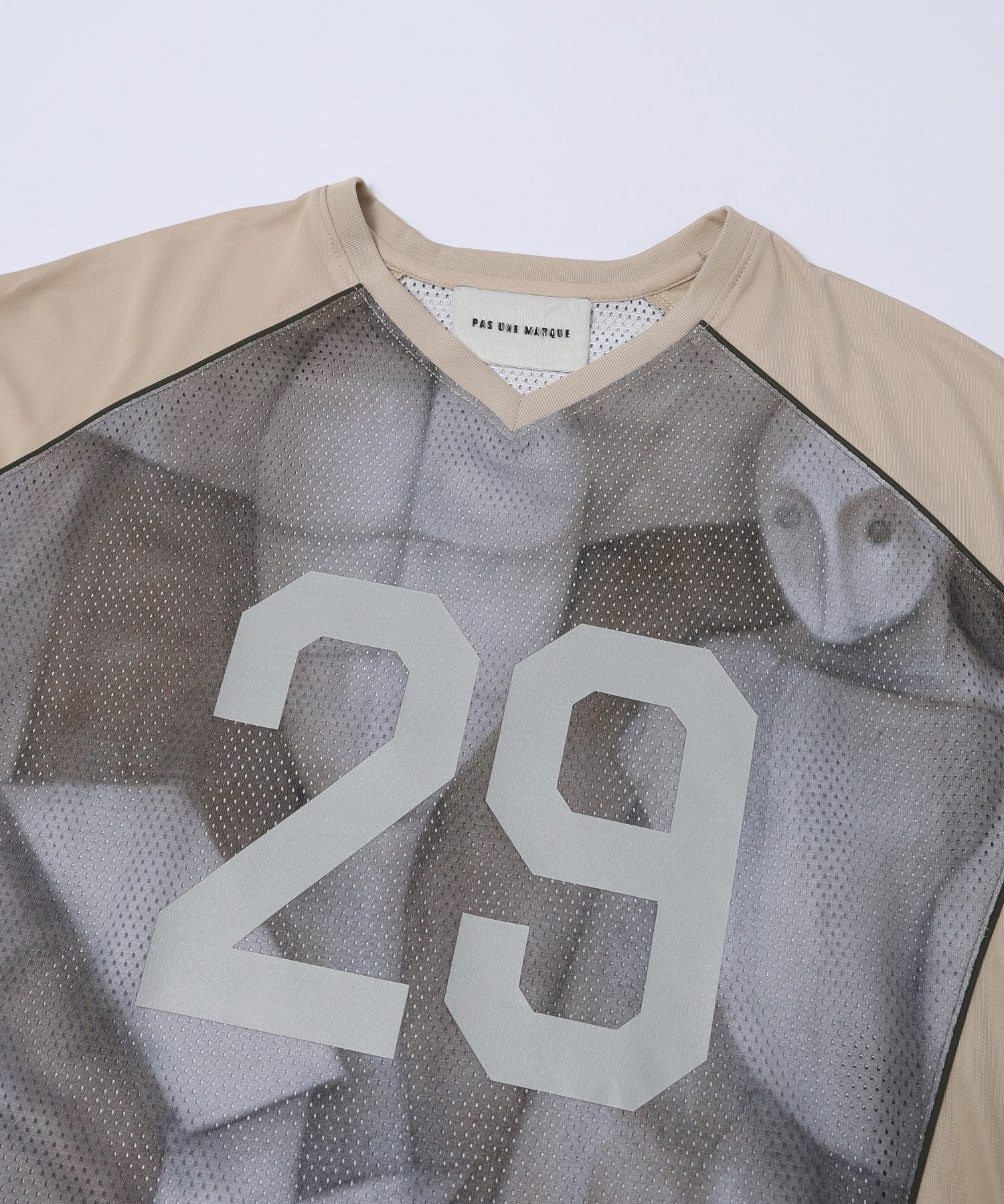 PAS UNE MARQUE/パ・ズュヌ・マルク/MESH TEE WITH PRINT PAS-697
