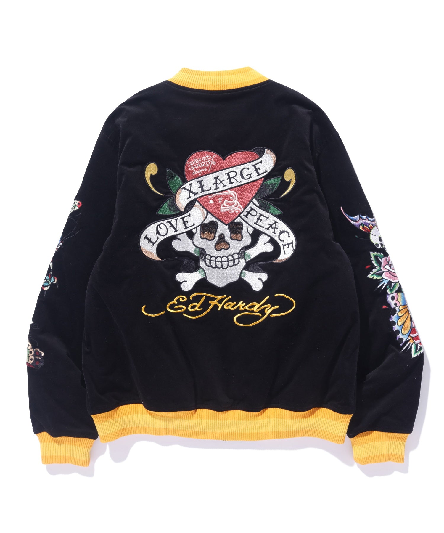 XLARGE×ED HARDY REVERSIBLE SOUVENIR JACKET