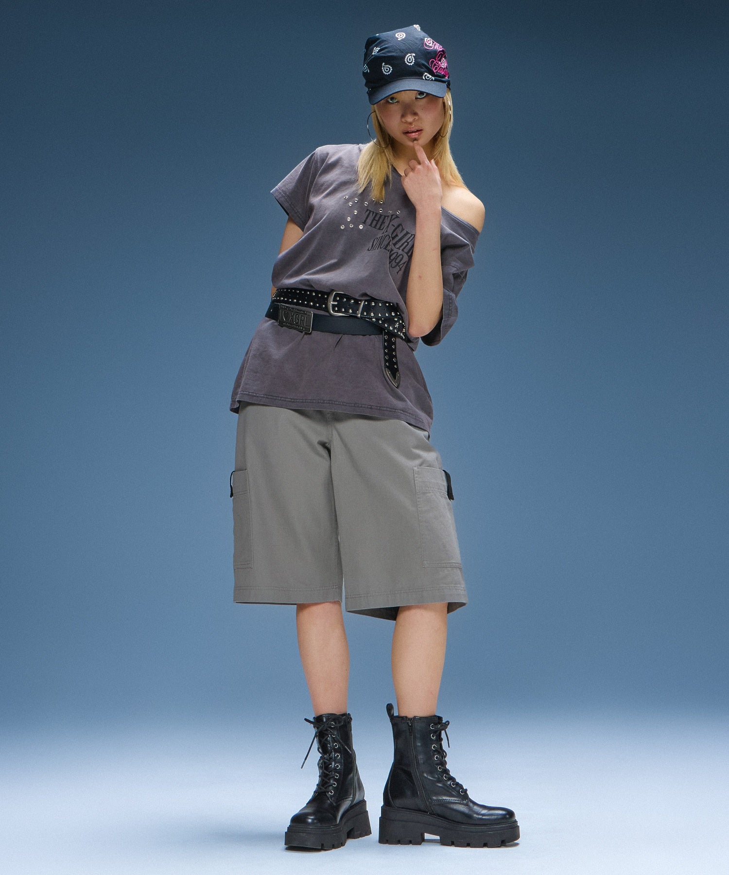 EYELET STAR S/S TEE DRESS