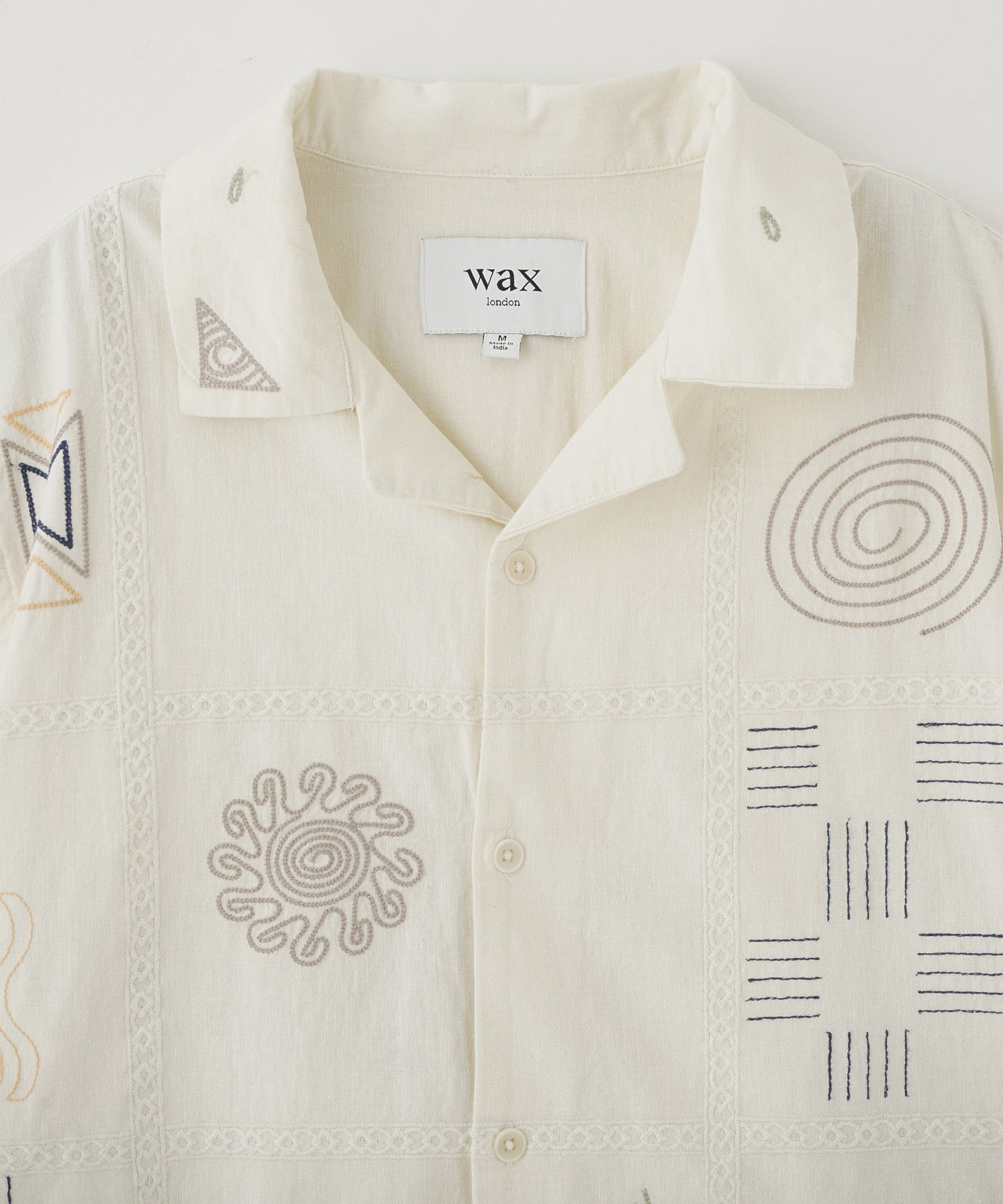 WAX LONDON/ワックスロンドン/DIDCOT DOODLE EMBROIDERY SS25-SSS-DID-BRX-ECM