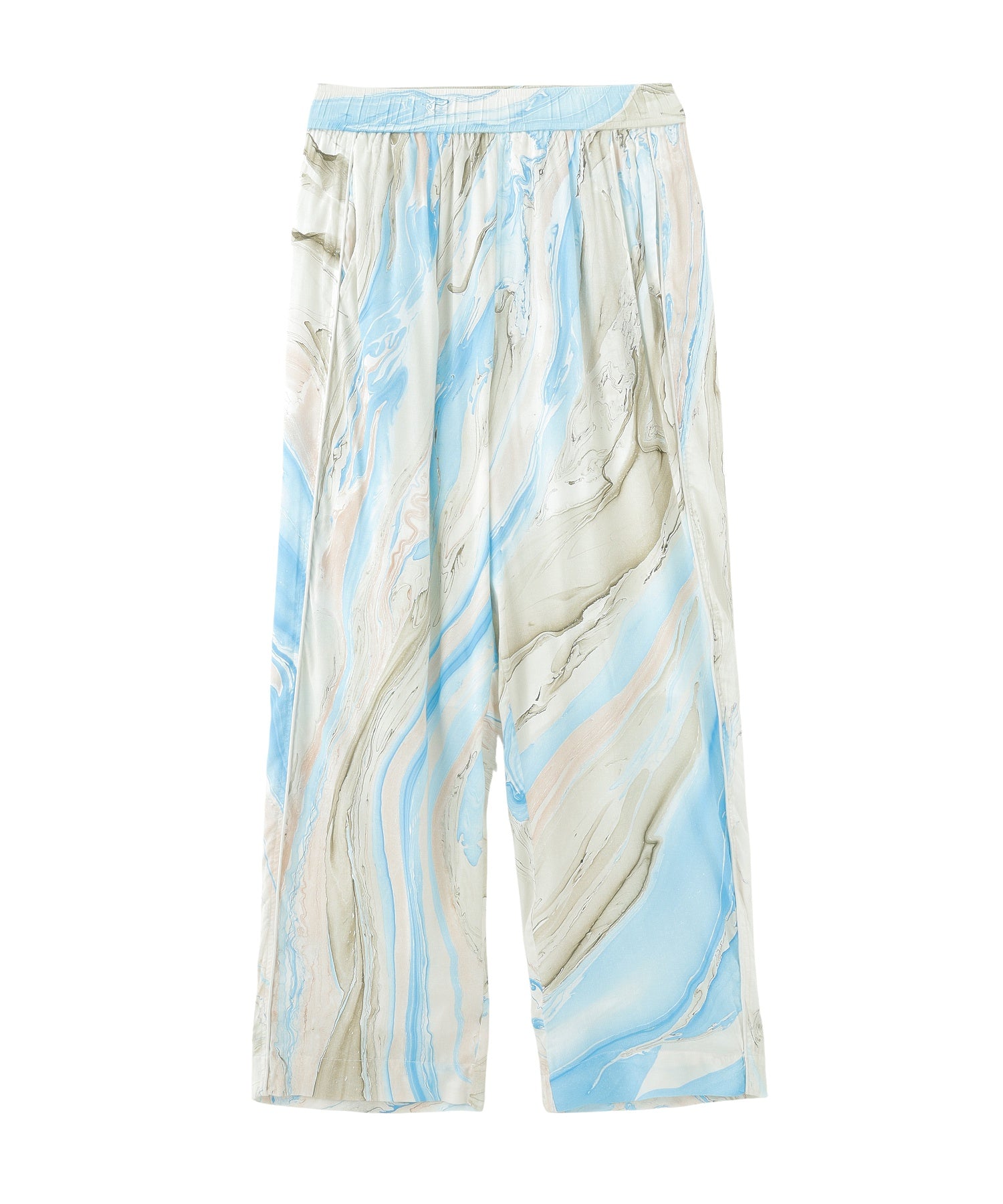 MARBLE PRINT EASY PANTS