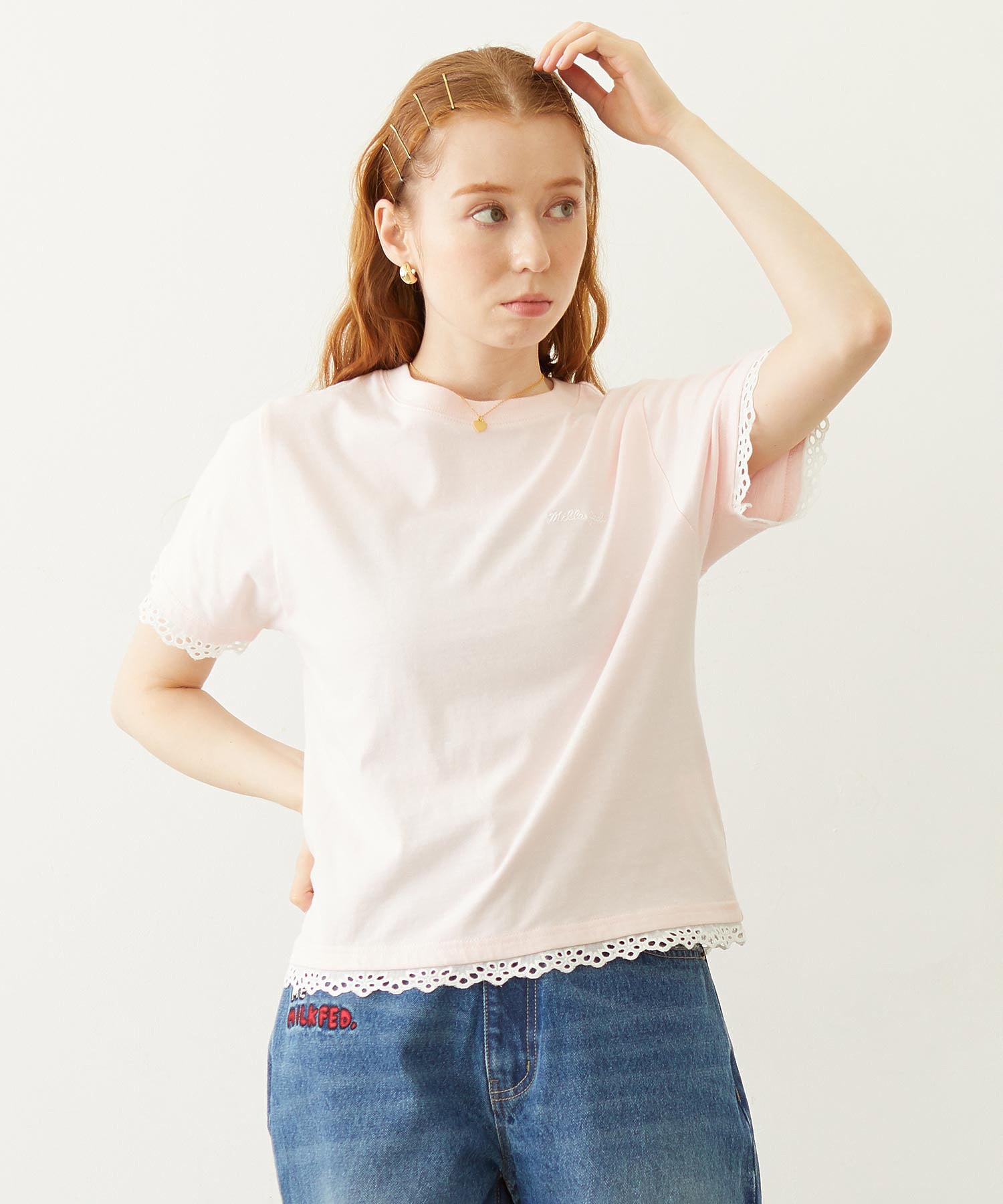 LACE S/S TEE