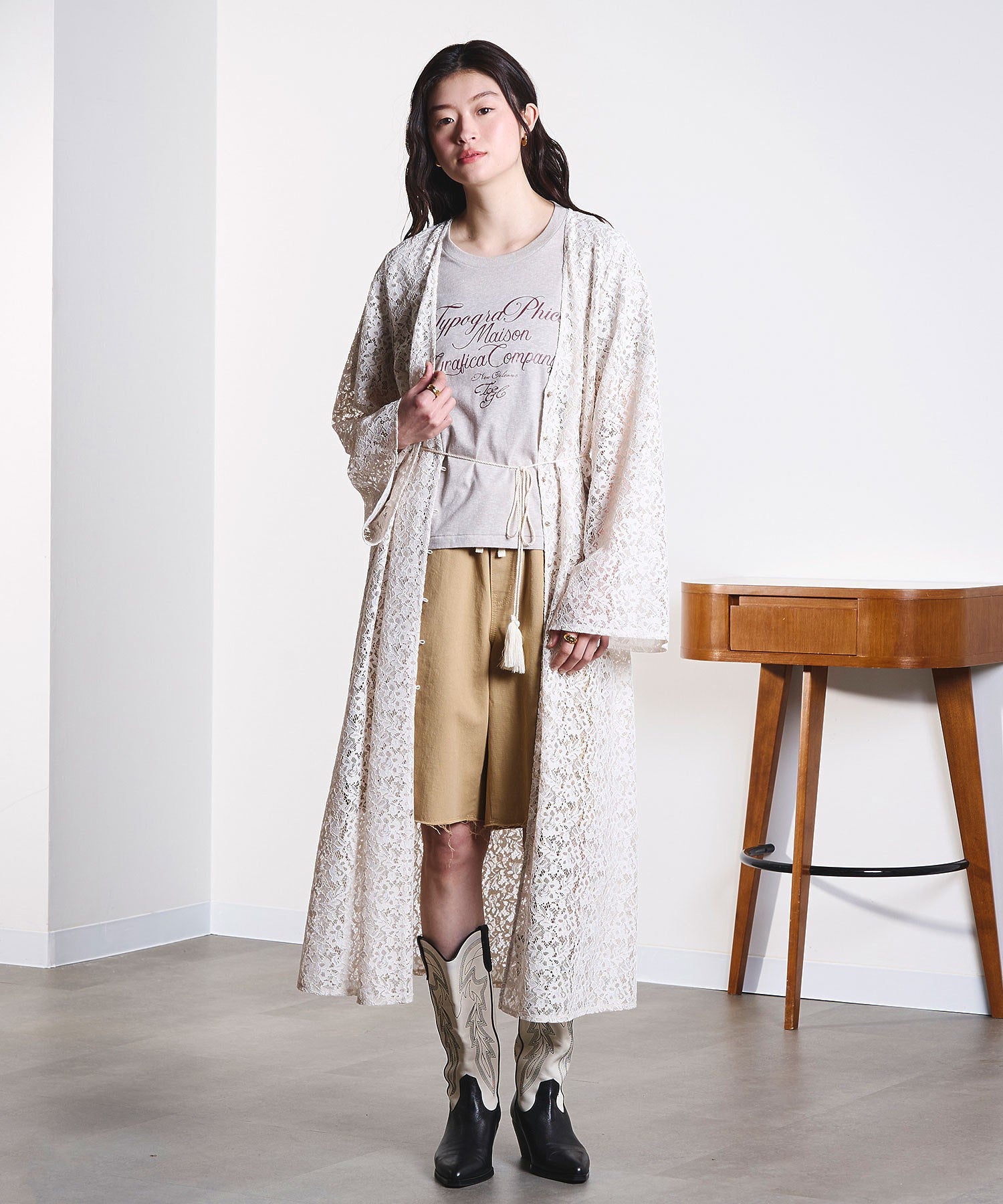 model:171cm 着用サイズ:ONE SIZE