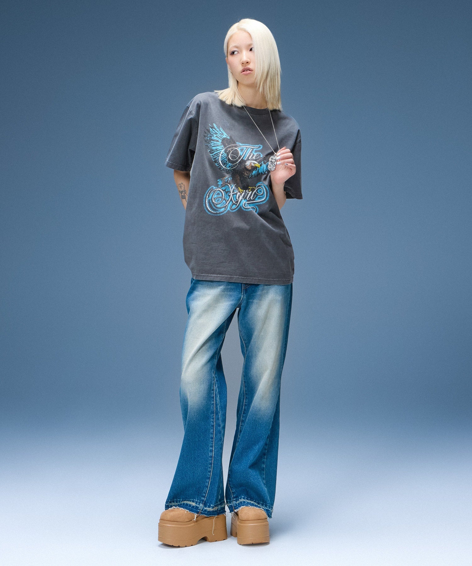 RELAX FIT DENIM PANTS