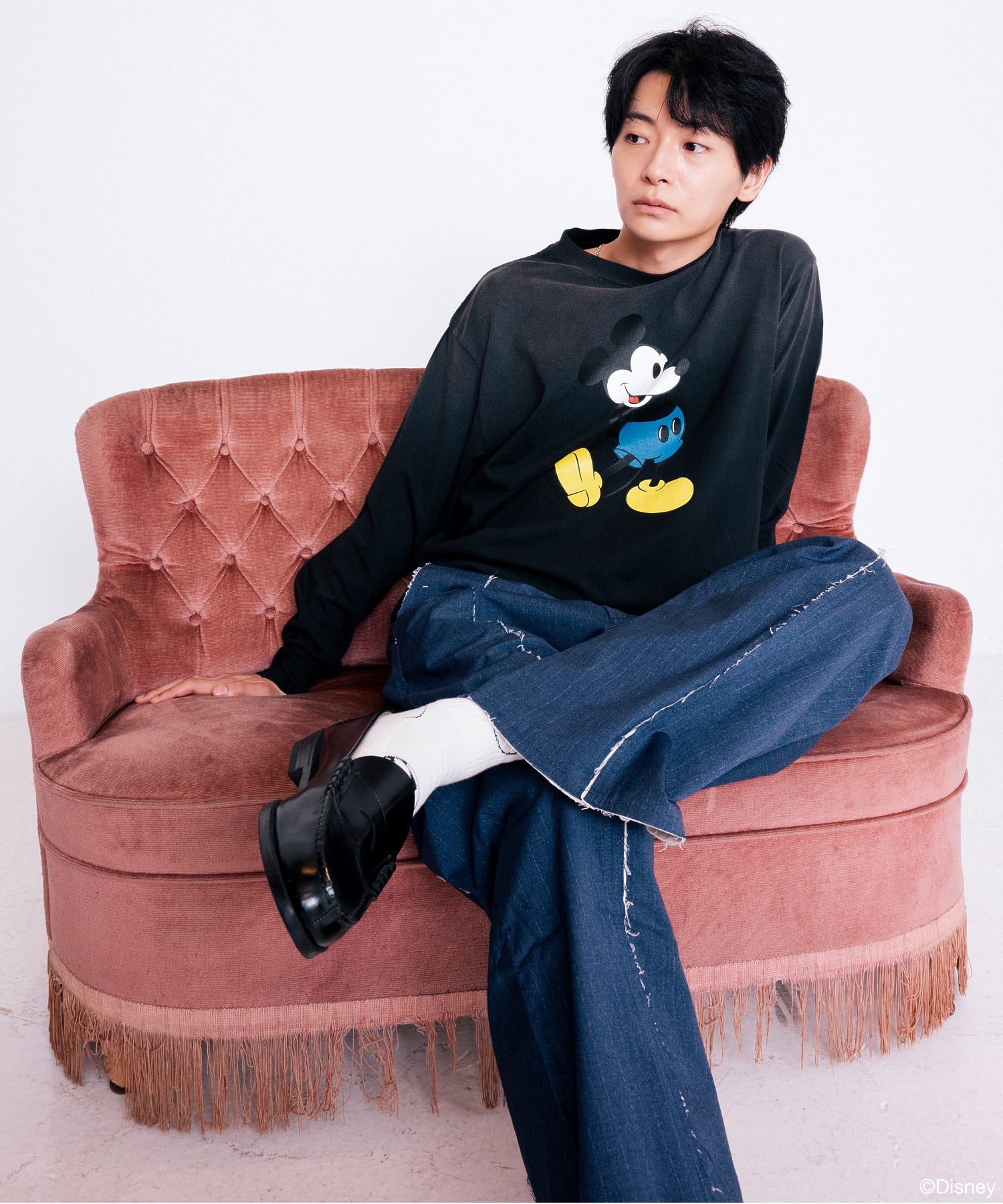 【F-LAGSTUF-F】MICKEY L/S T-SHIRT