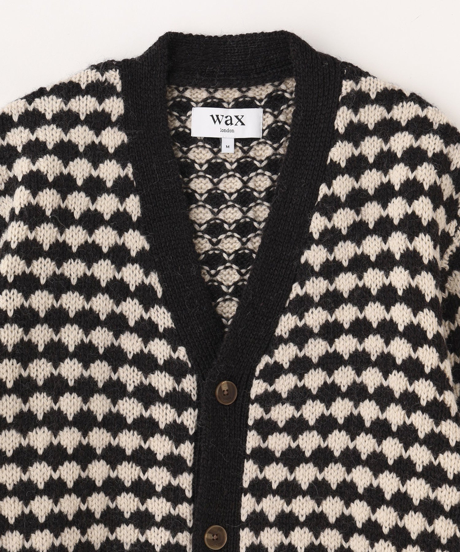 WAX LONDON/ワックスロンドン/WALKER CARDIGAN | BUBBLE KT AW25-KNT-WLR-BWM-BLE