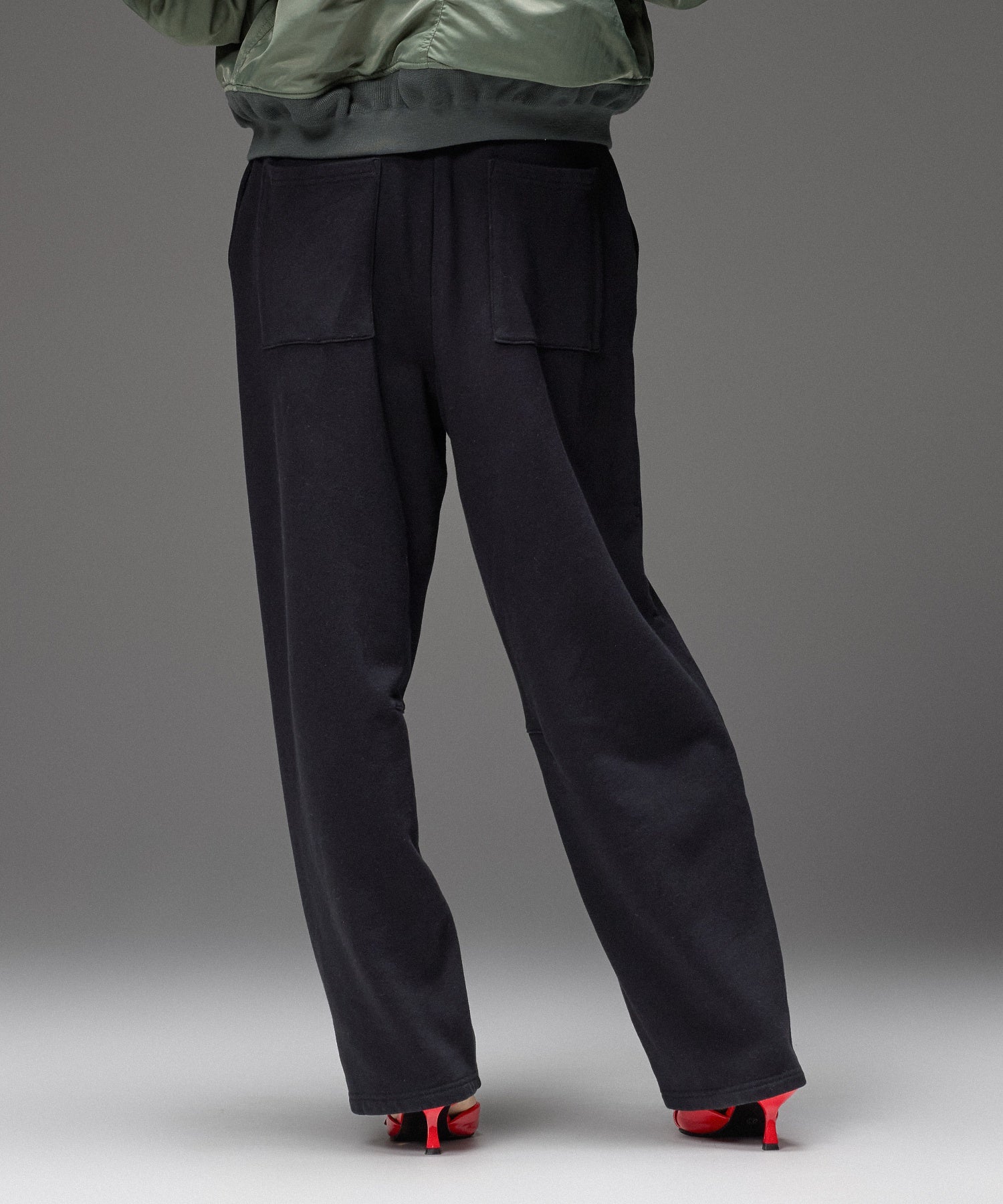 RHINESTONE BLACKLETTER LOGO SWEATPANTS