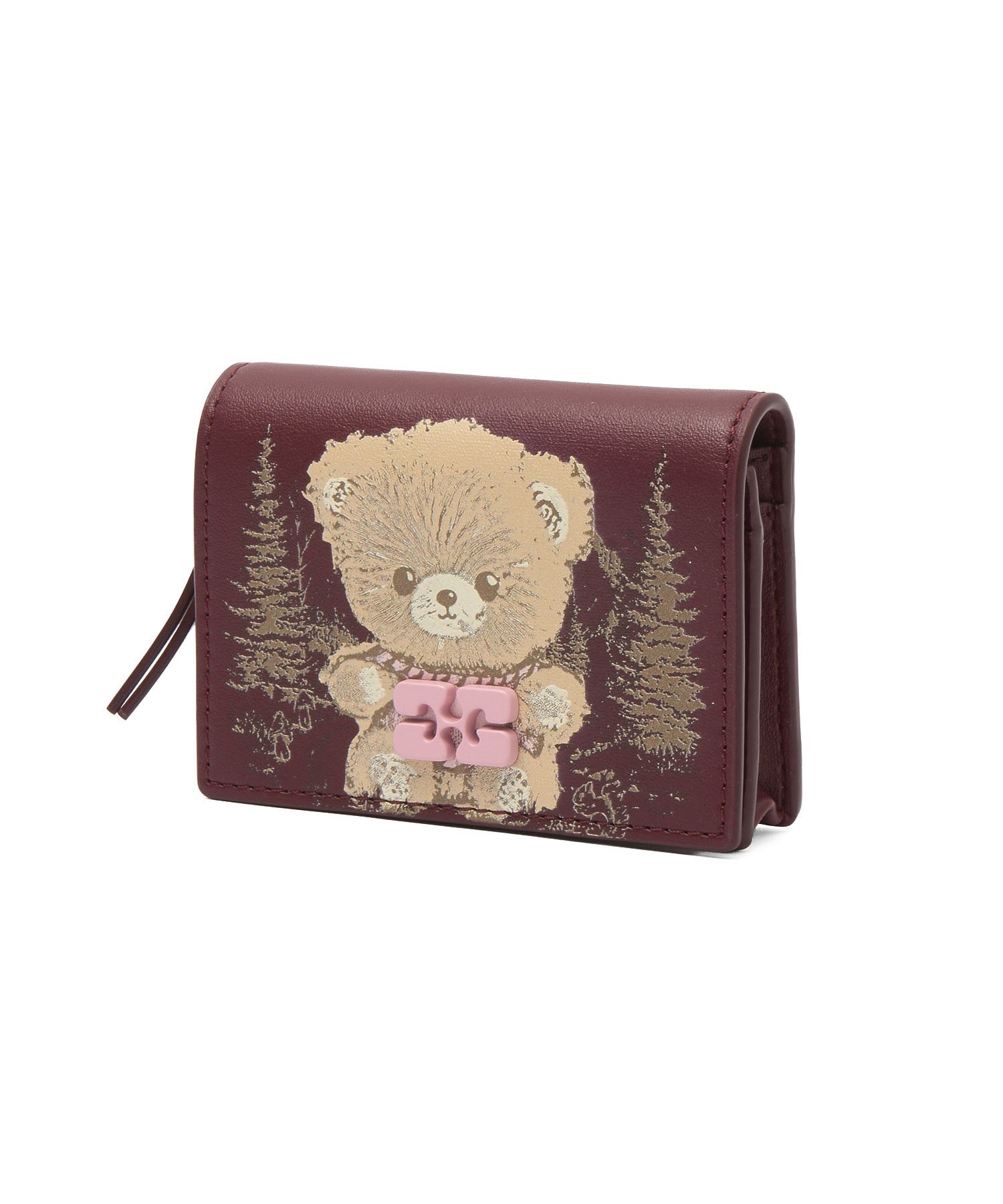 GANNI/BOU CARD HOLDER PRINTED WITH FLAP