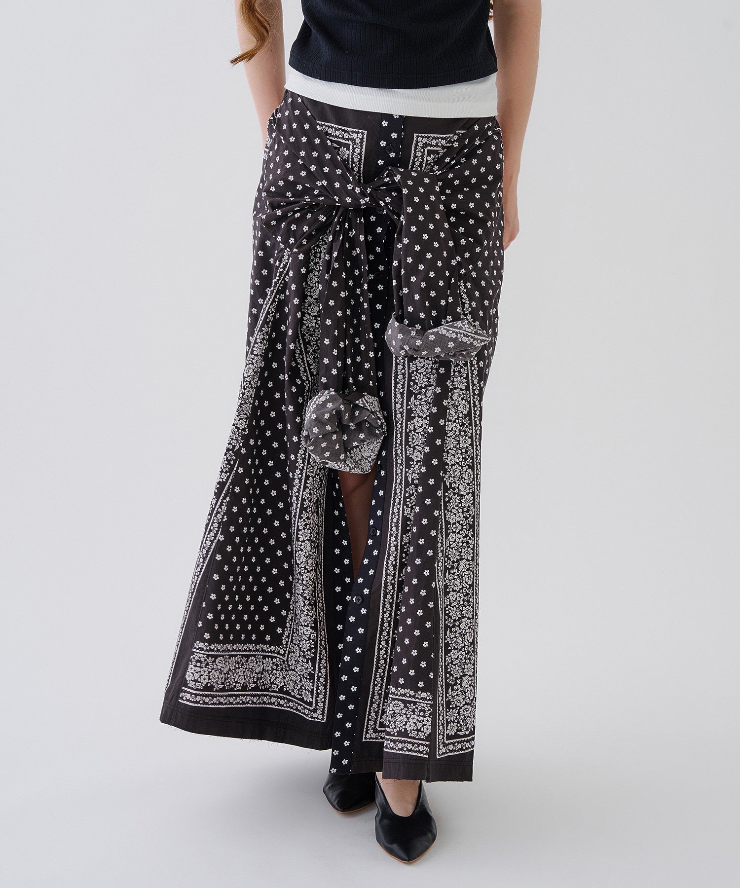 【ROSE BUD別注】INDIA IS BEAUTIFUL/PRINTED SKIRT