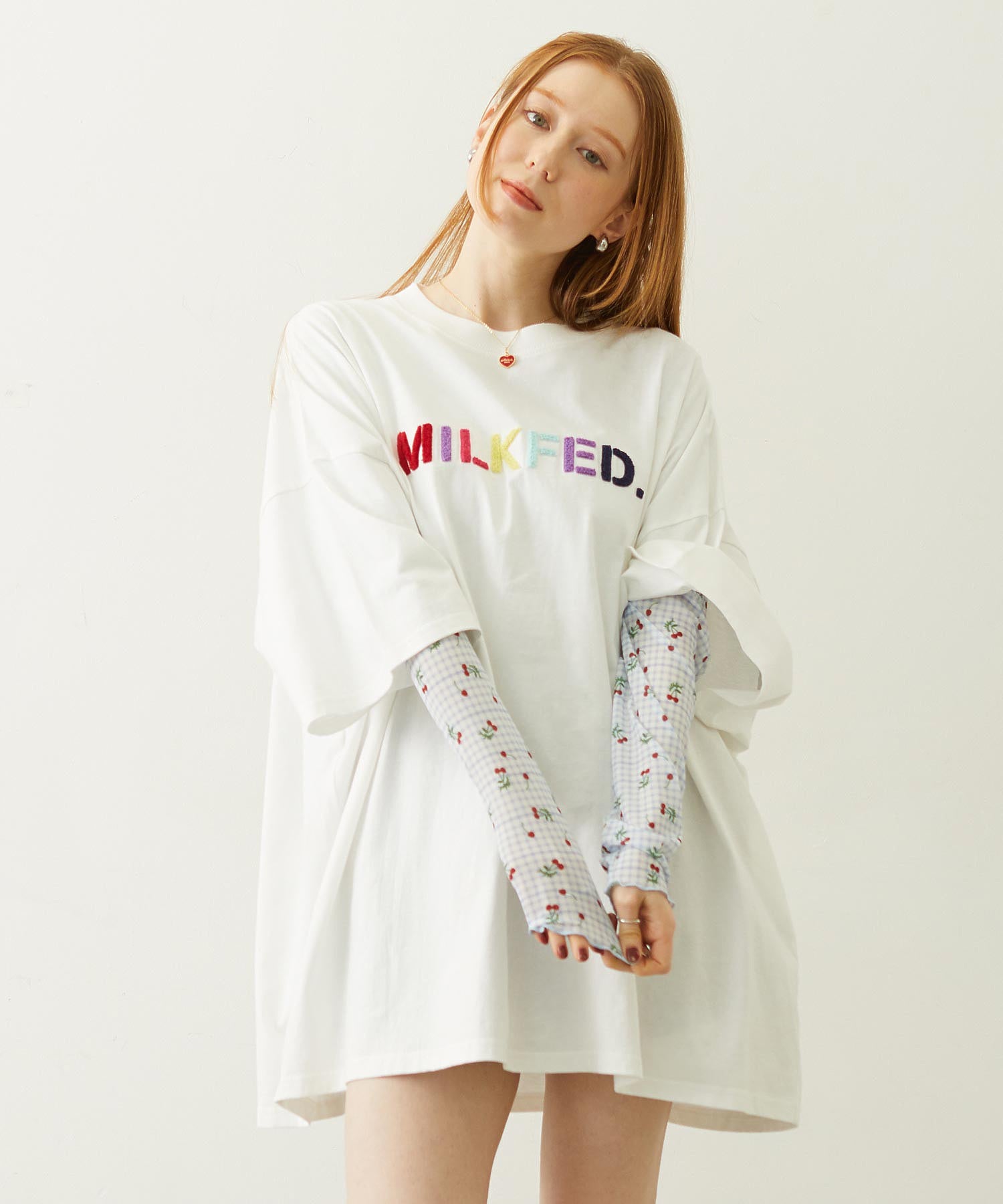 STENCIL SAGARA EMBROIDERY S/S TEE