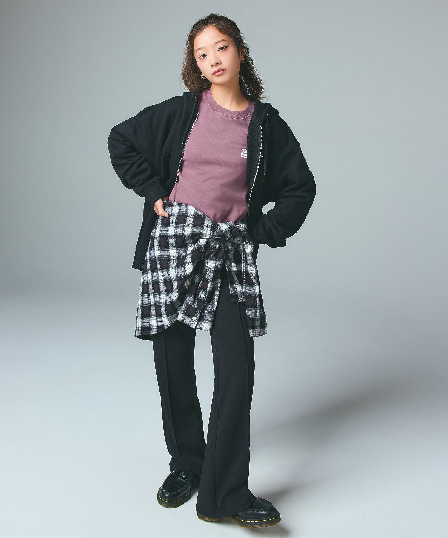 NUMBER ONE BOX LOGO L/S TEE