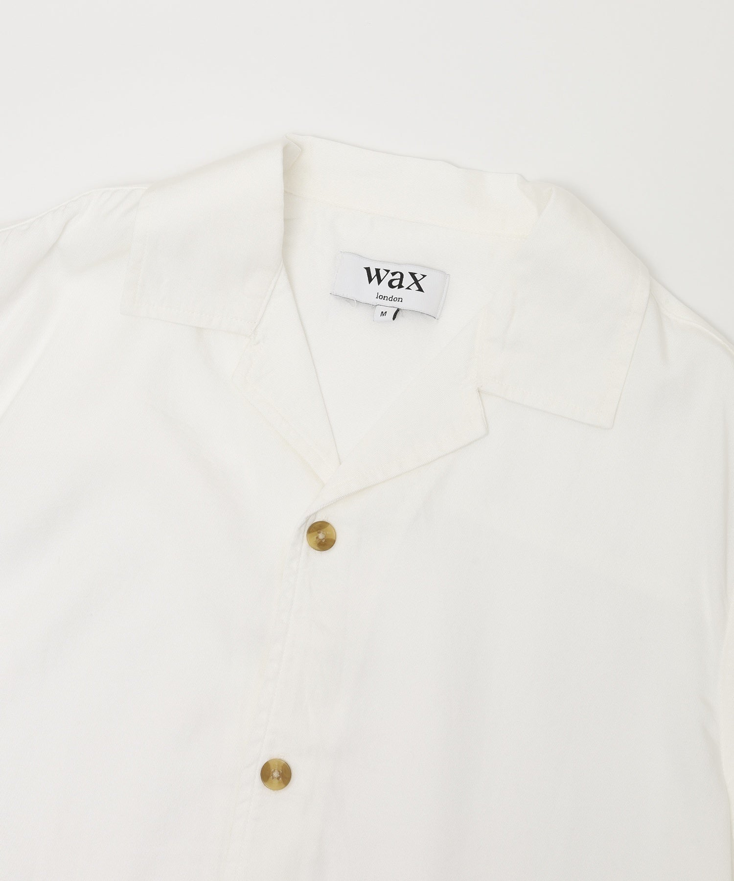 WAX LONDON/ワックスロンドン/CURZON SS SHIRT DRAPEY TENCEL TWILL OFW