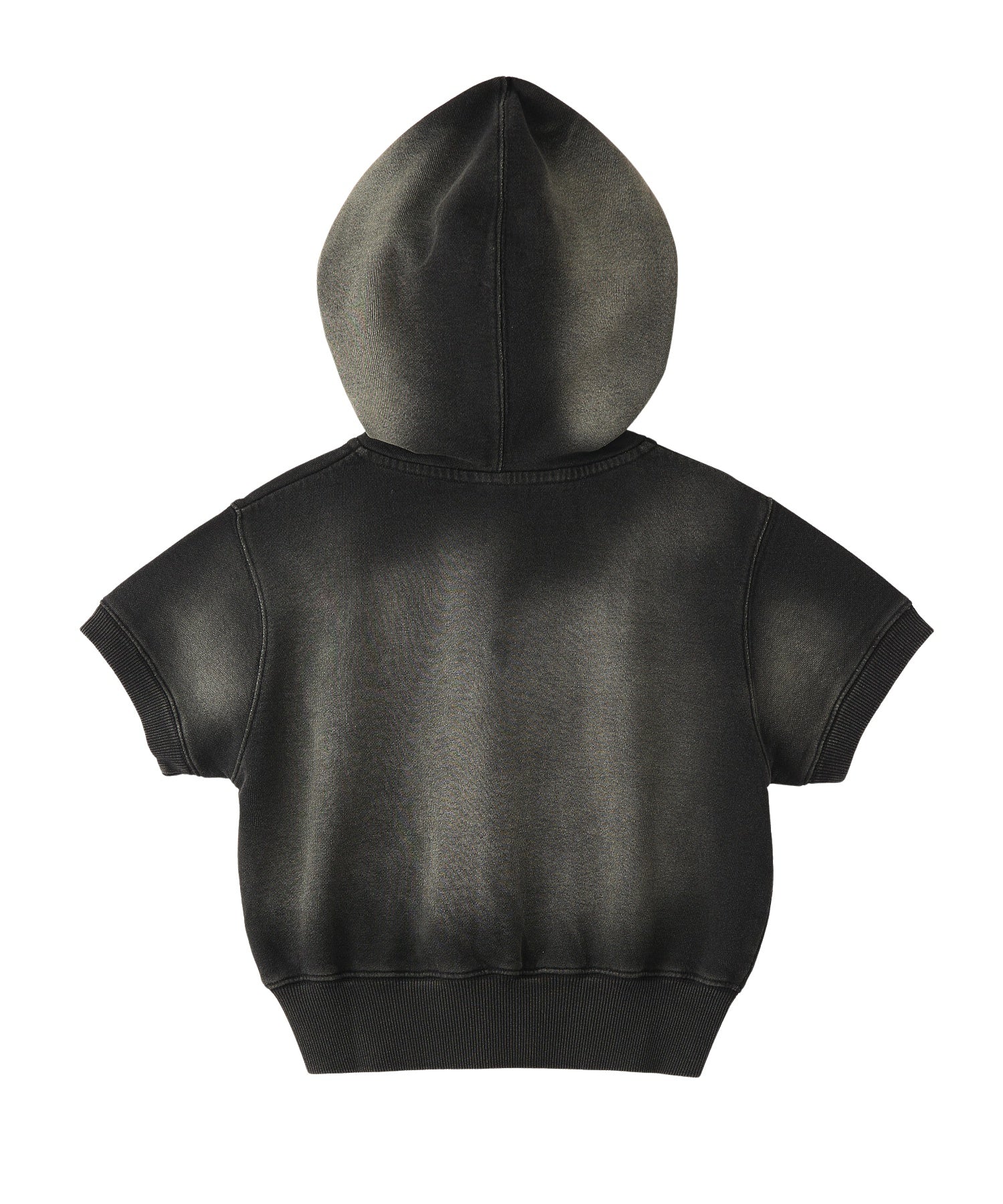 FADED COMPACT S/S ZIP UP HOODIE