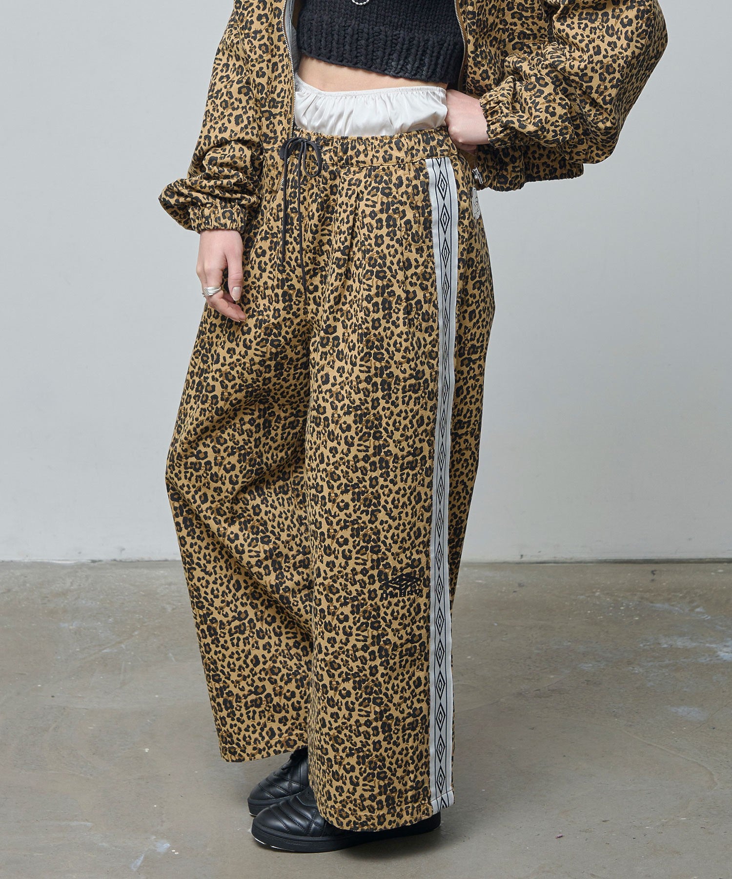 UMBRO/DENIM WIDE PANTS