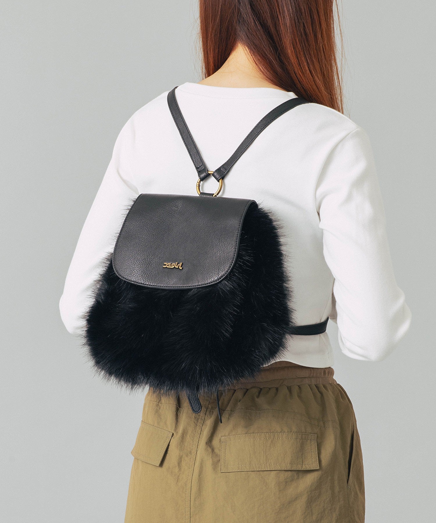 FAUX FUR BAG