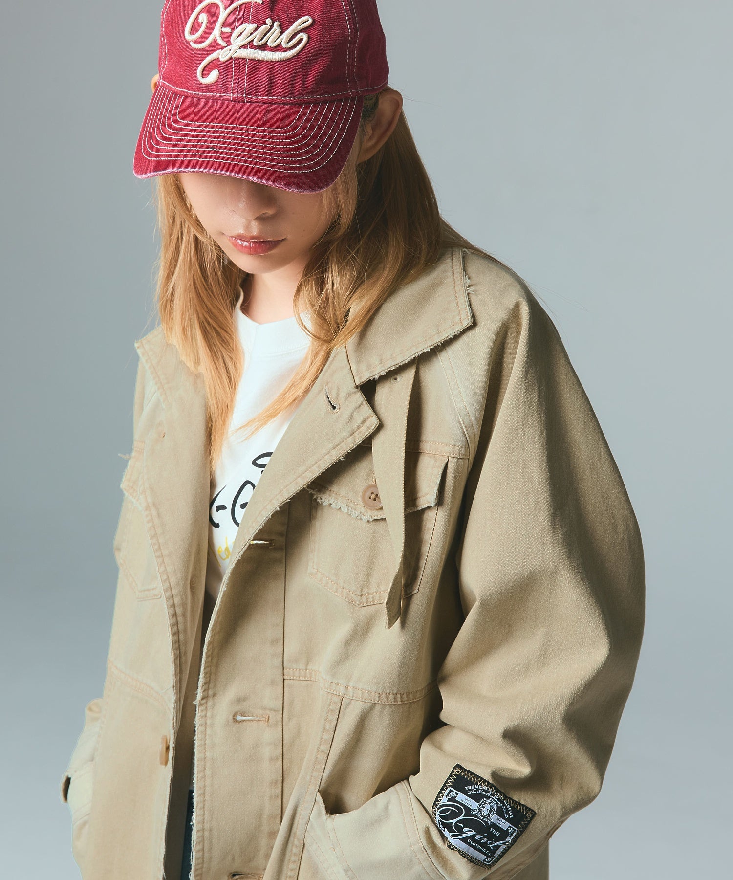 BICOLOR STITCH FADED 6PANEL CAP