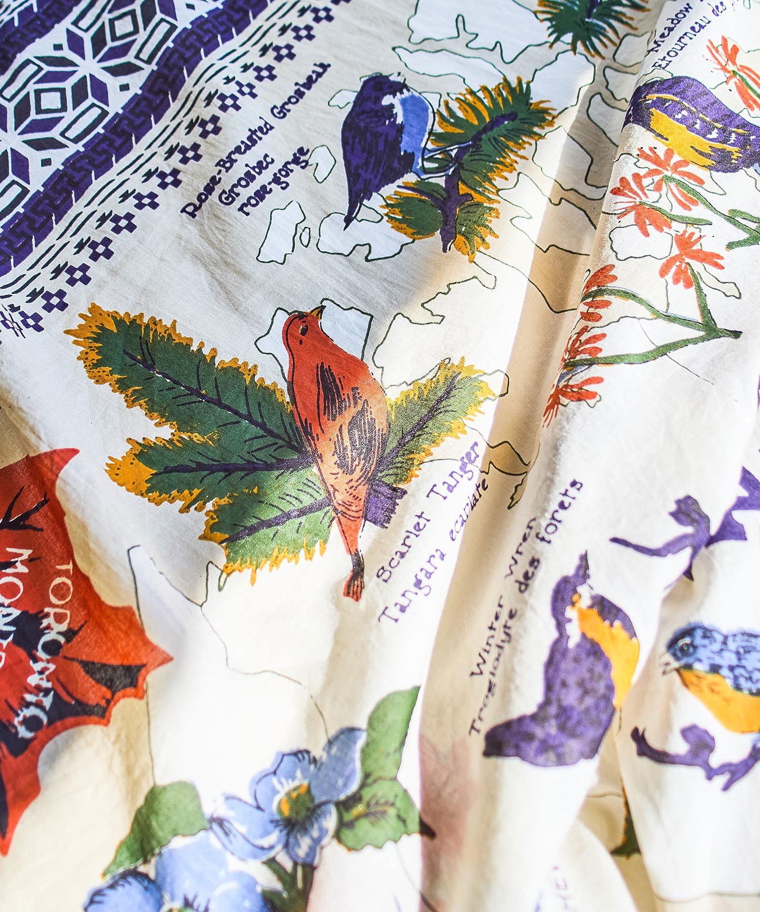 BINDU/COTTON VOILE CANADA SCARF