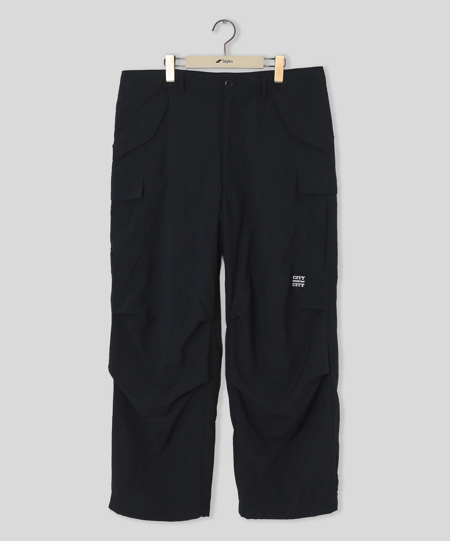 CCC/シティーカントリーシティー/TASLAN NYLON OVER SIZE PANTS 261P003