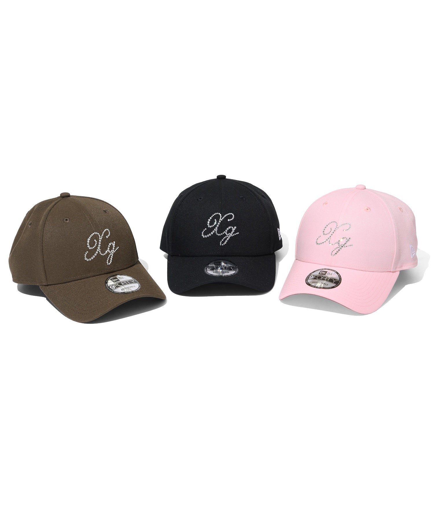 X-girl × NEW ERA(R) 9FORTY RHINESTONE LOGO CAP