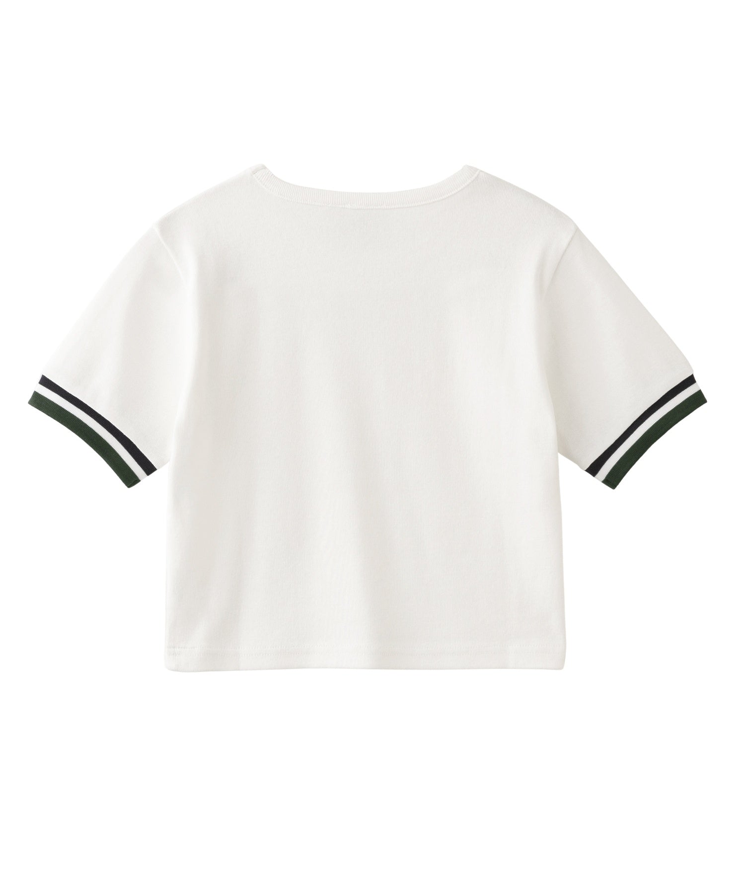 STRIPED RIB S/S BABY TEE