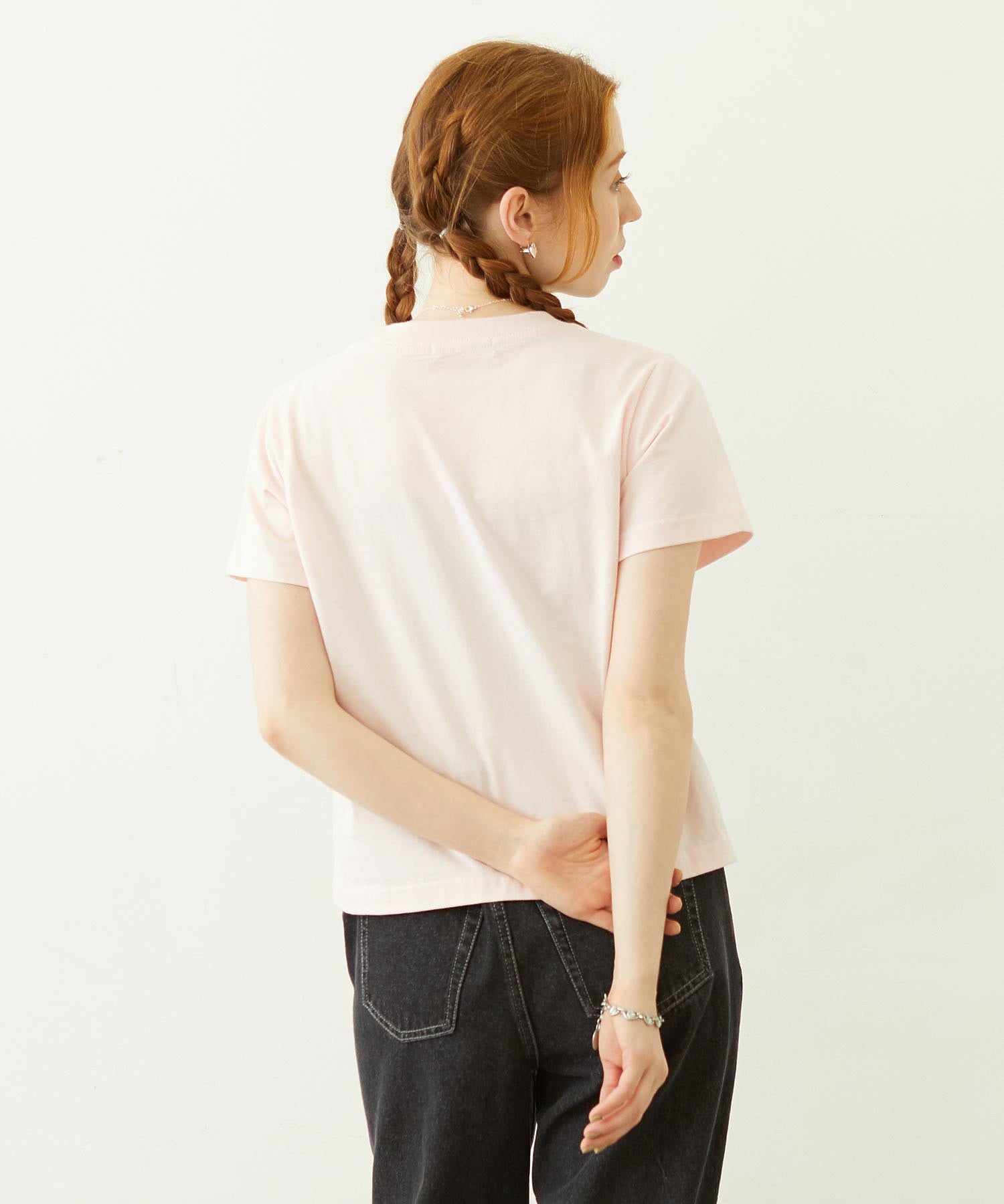 GLITTER HALFTONE LOGO COMPACT S/S TEE